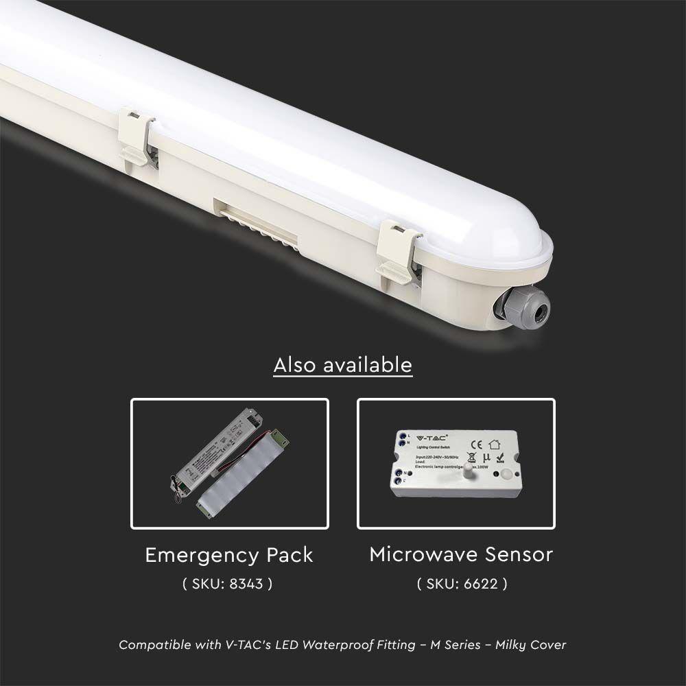 VT-120060 60W LED WP LAMP FITTING 120CM SAMSUNG CHIP 4000K 120LM/W