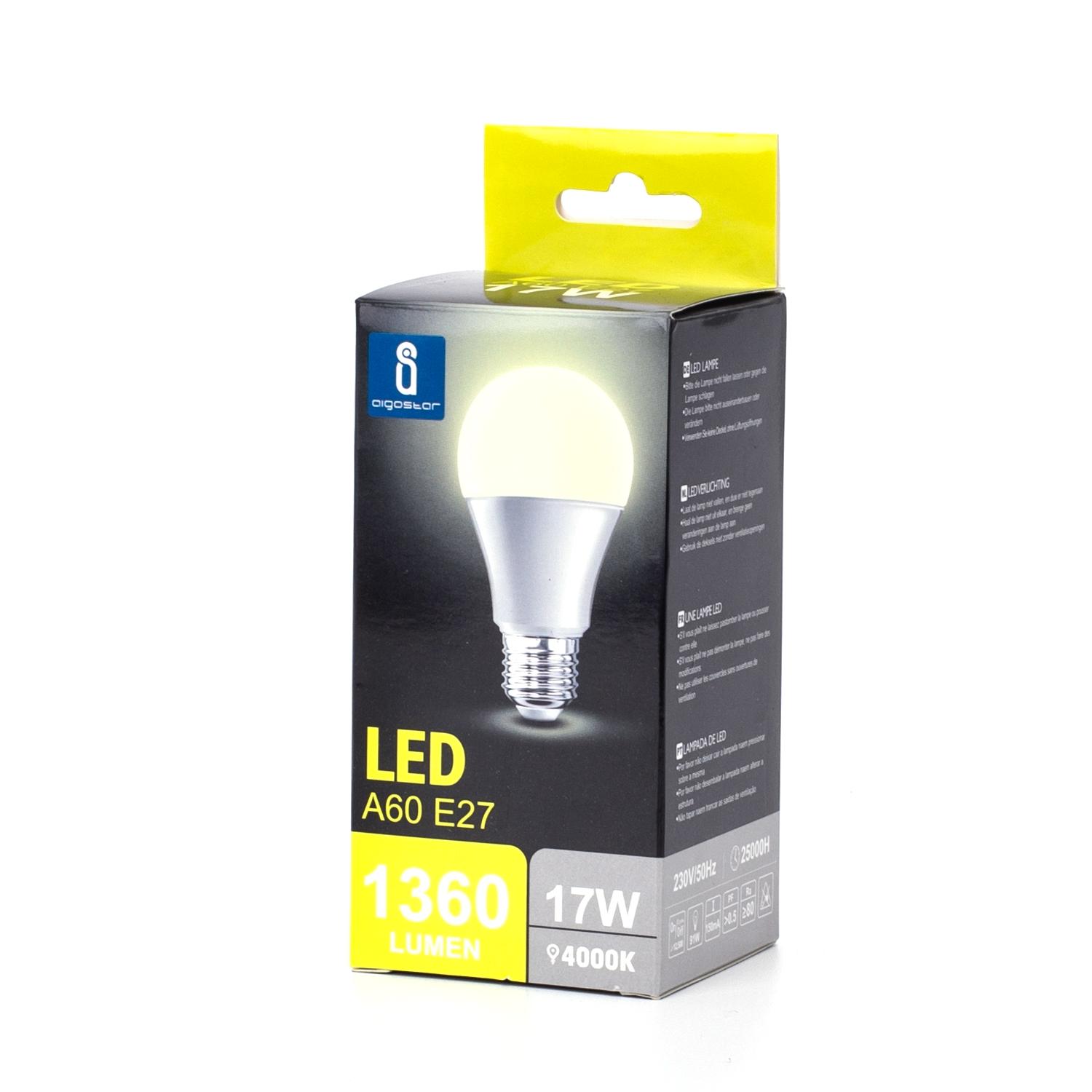 LED E27 A60 17W