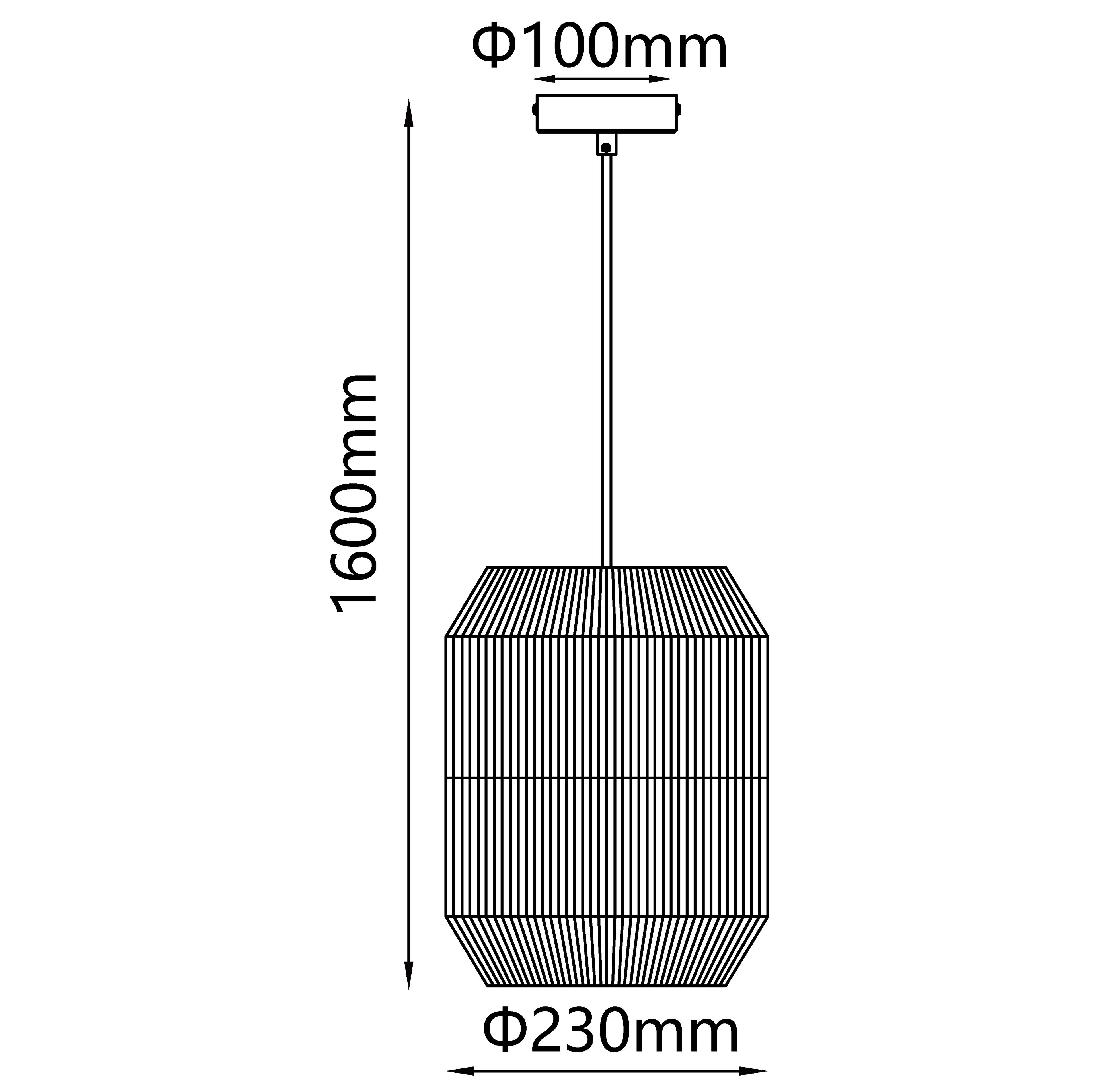 Lampa wisząca z liną