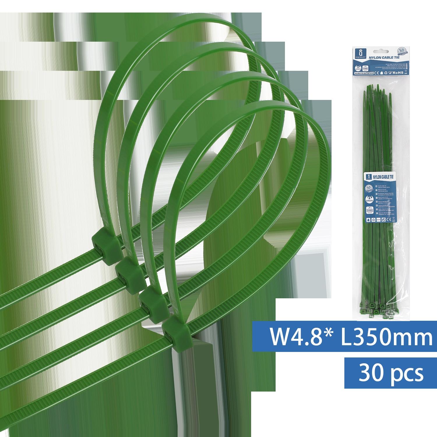 Nylon Cable Ties W4.8*L350mm Green