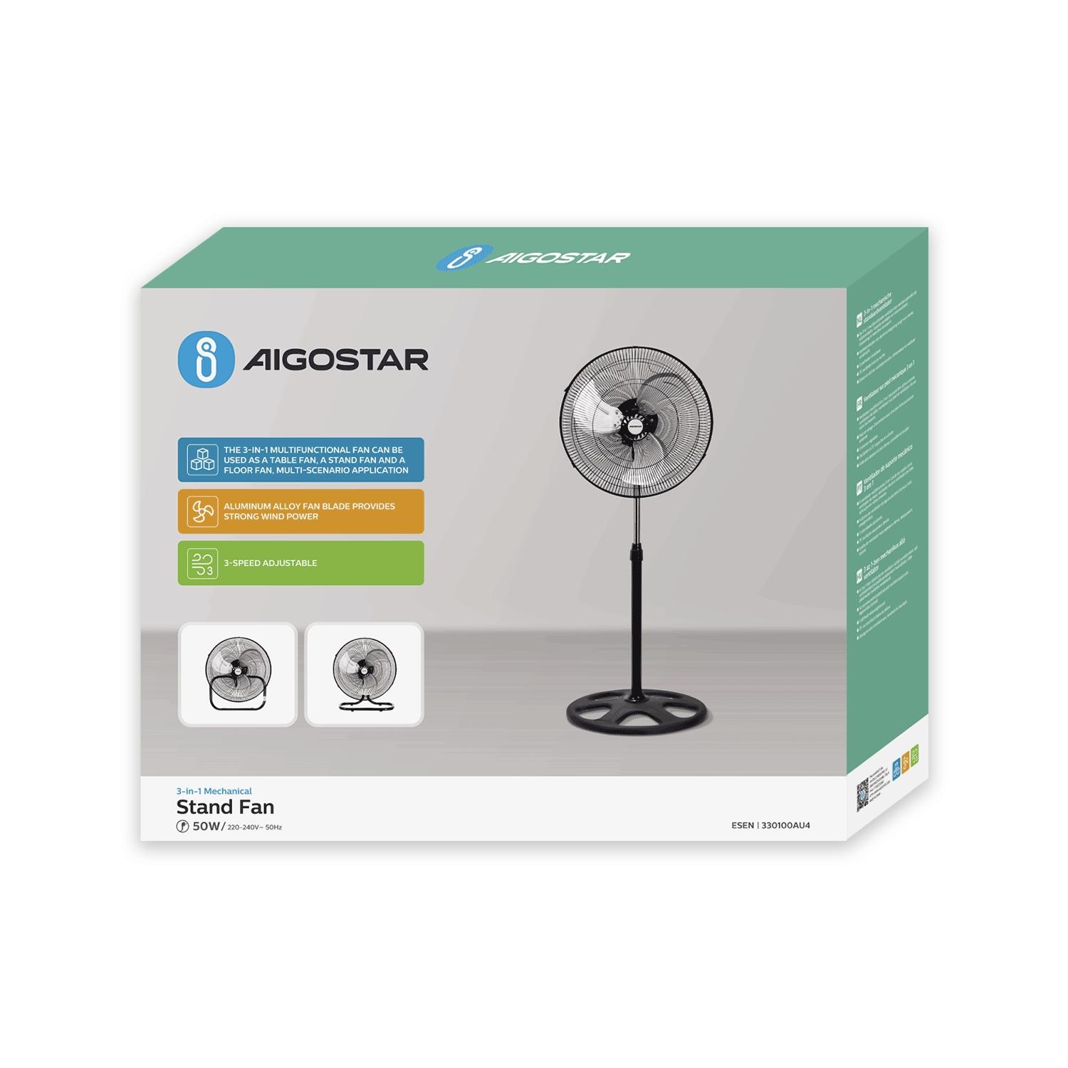 18-inch 3-in-1 Mechanical metal stand fan