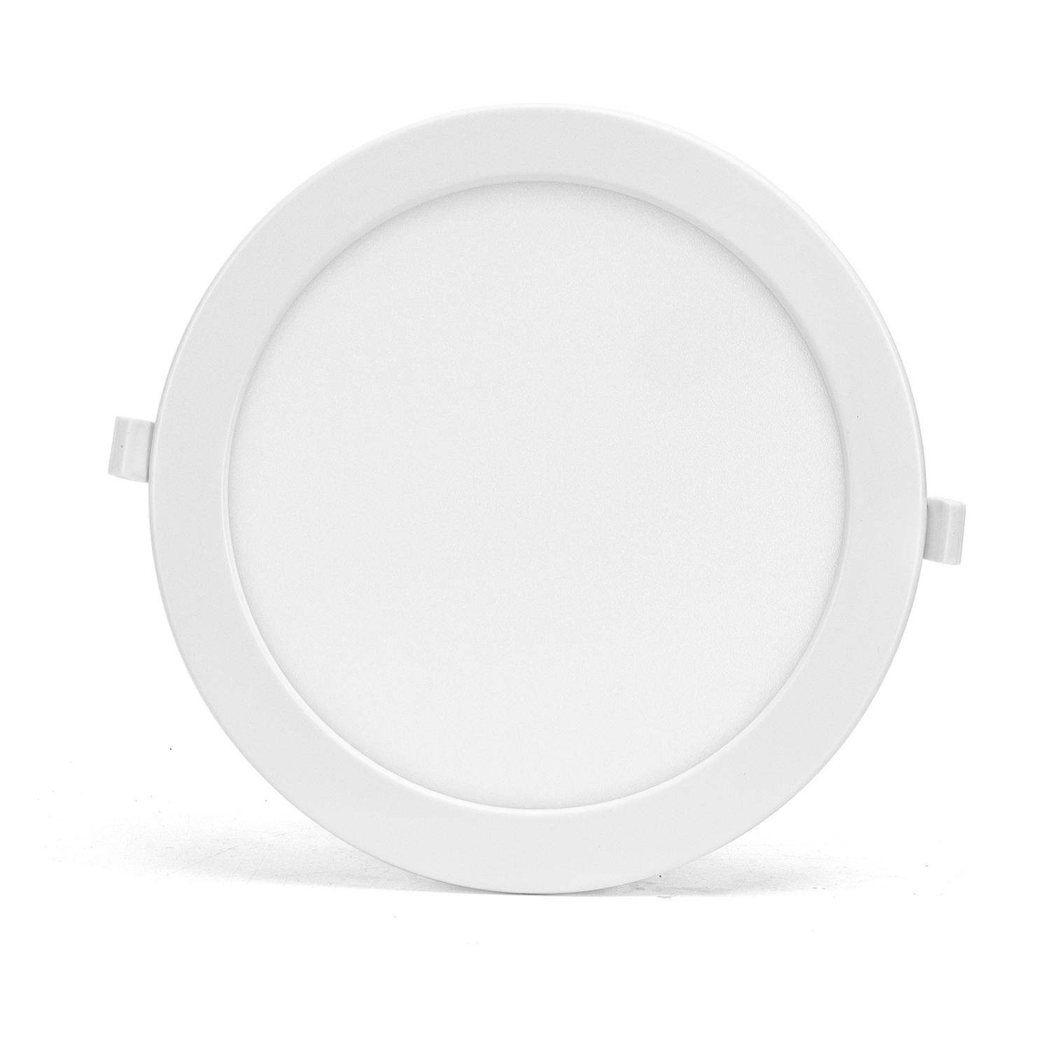 E6 LED Ultra-thin Flush-mounted Round Downlight 24W White Light