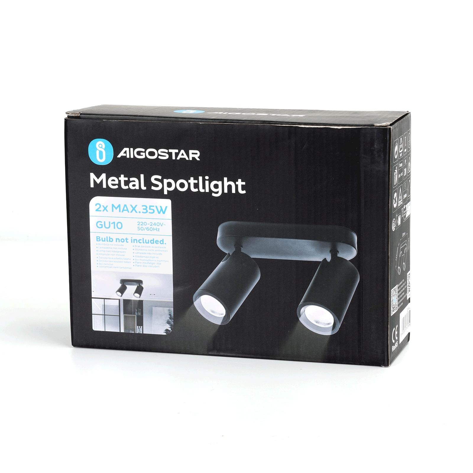 2-way Adjustable Angle Metal Spotlight