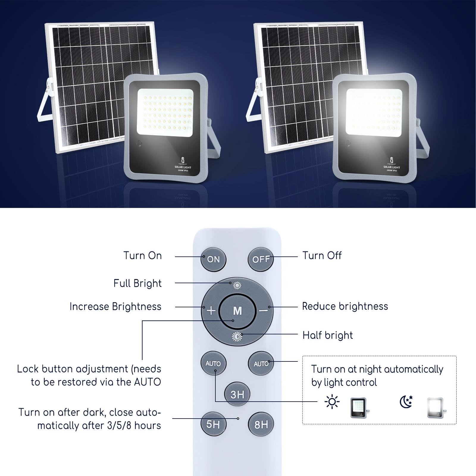 Solar flood light 200W IP65