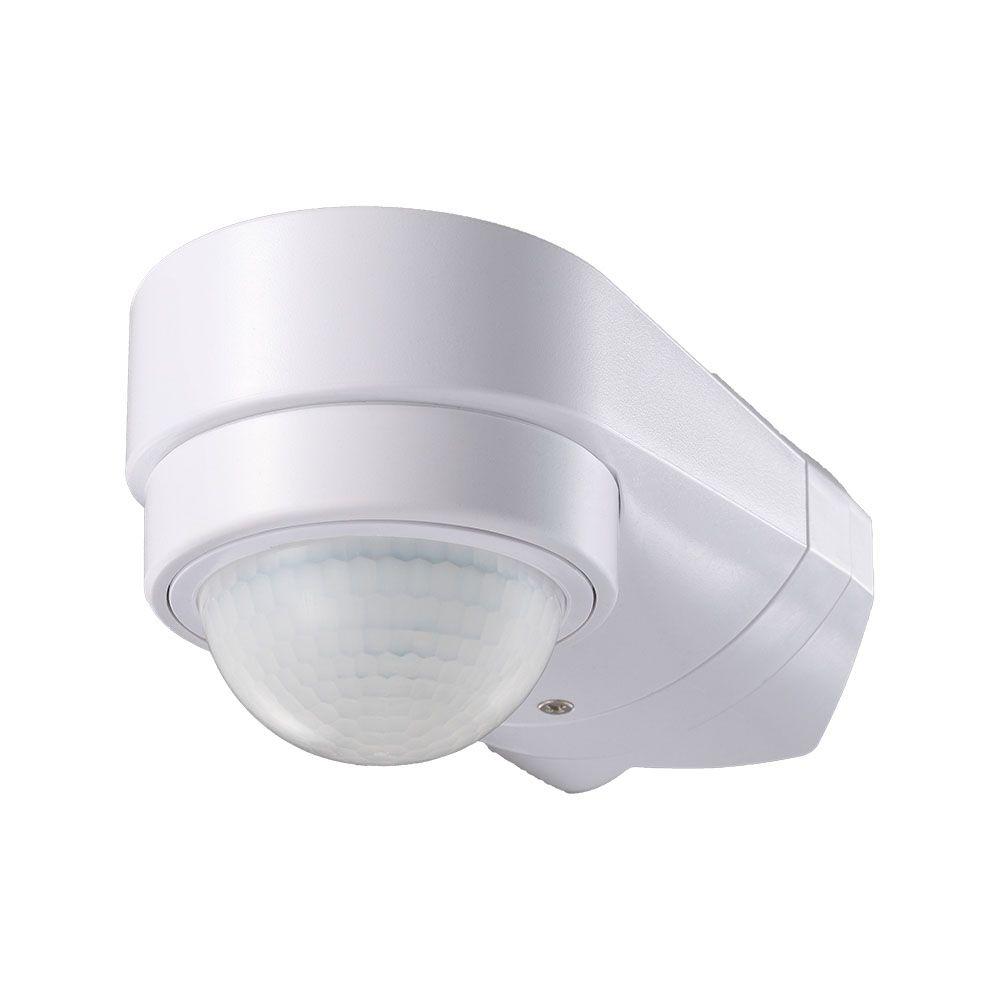 VT-8094 INFRARED MOTION SENSOR-ADJUSTABLE CORNER-WHITE BODY, IP65 (MAX:600W LED)