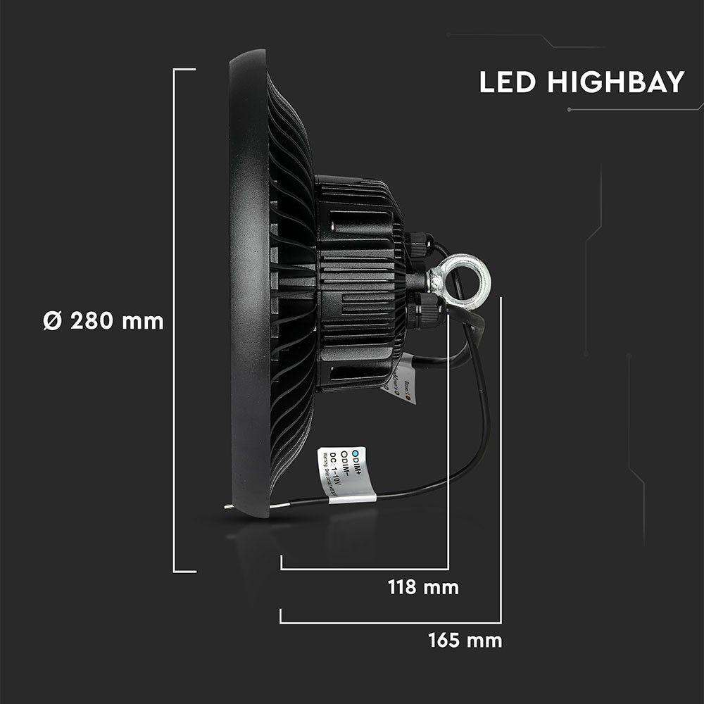 VT-9-101 100W HIGHBAY(MEANWELL DRIVER)SAMSUNG CHIP 6400K 120'D 5 YRS WTY (120LM/W)