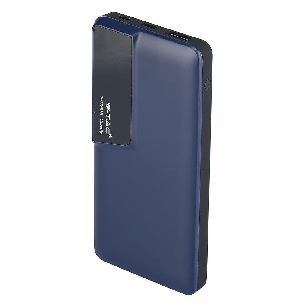 VT-3511 10000mah POWER BANK WITH DIGITAL DISPLAY & USB TYPE-C-NAVY