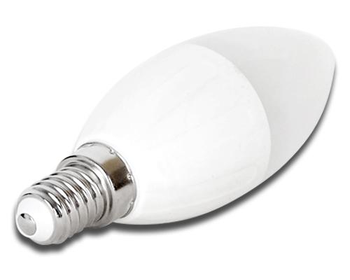 LED E14 C37 7W Barwa Zimna