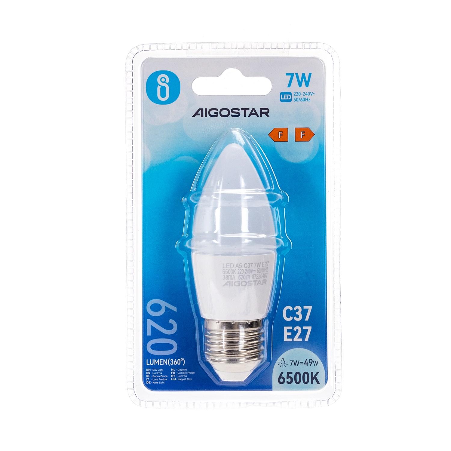 LED C37 E27 7W