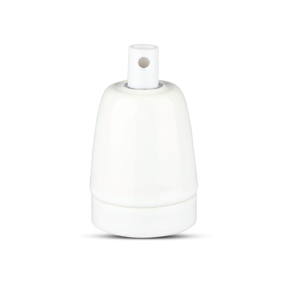 VT-799 PORCELAIN LAMP HOLDER(E27) FITTING-WHITE