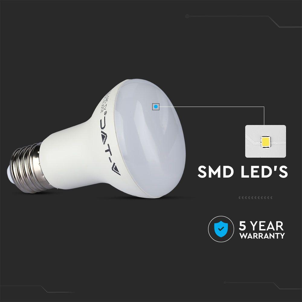 VT-263 8W R63 LED BULBS-SAMSUNG CHIP 4000K E27