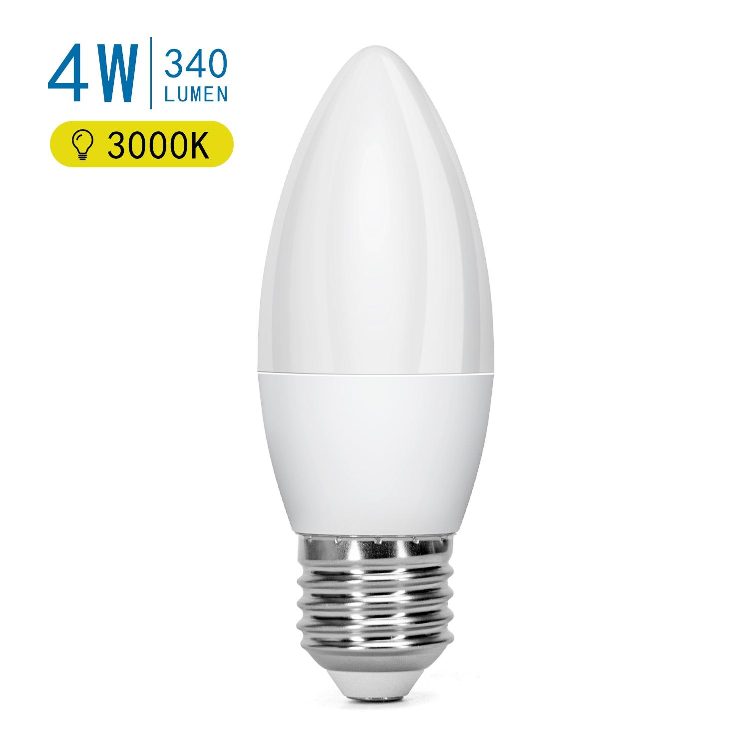 LED E27 4W C37