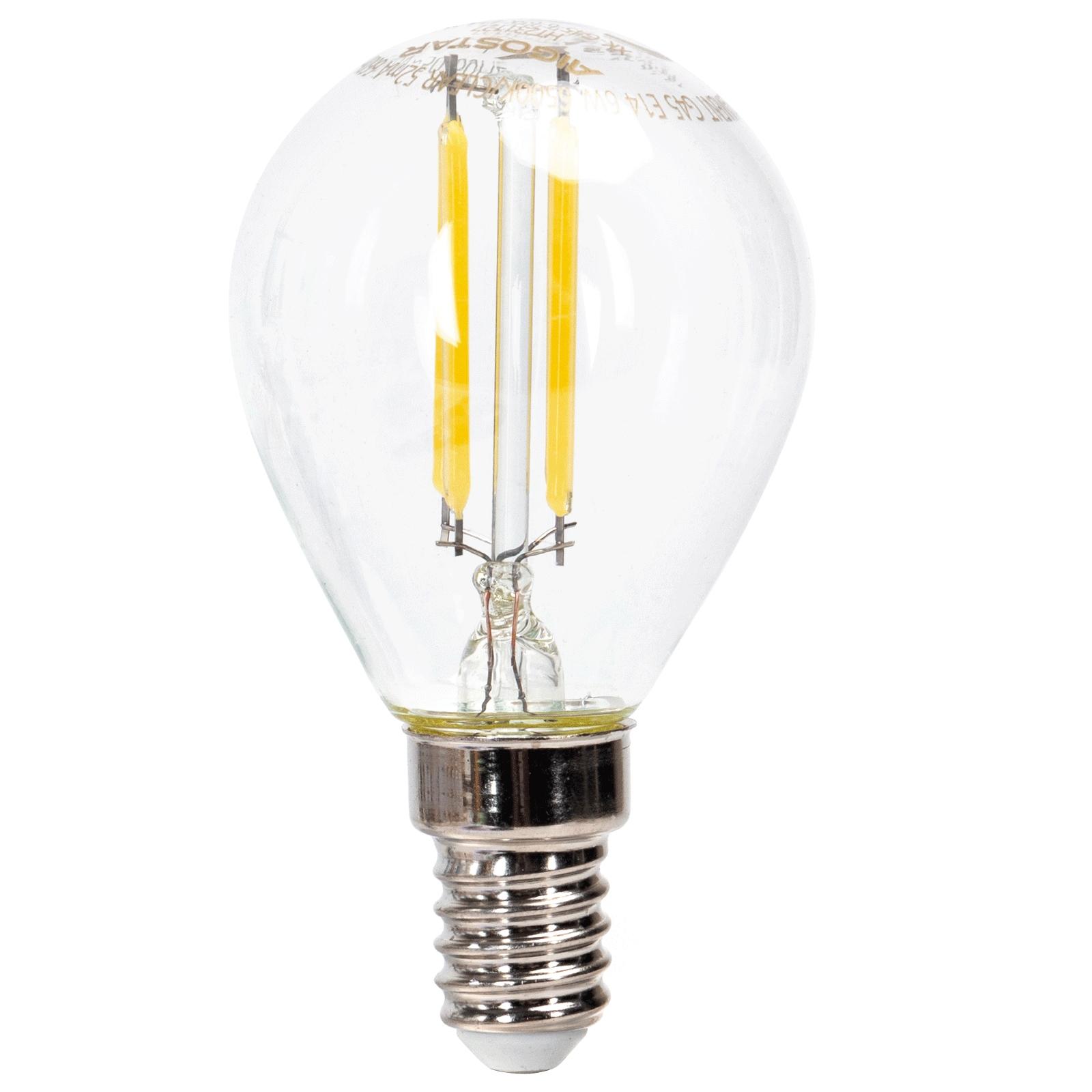 LED Filament Bulb (Clear) G45 E14 8W