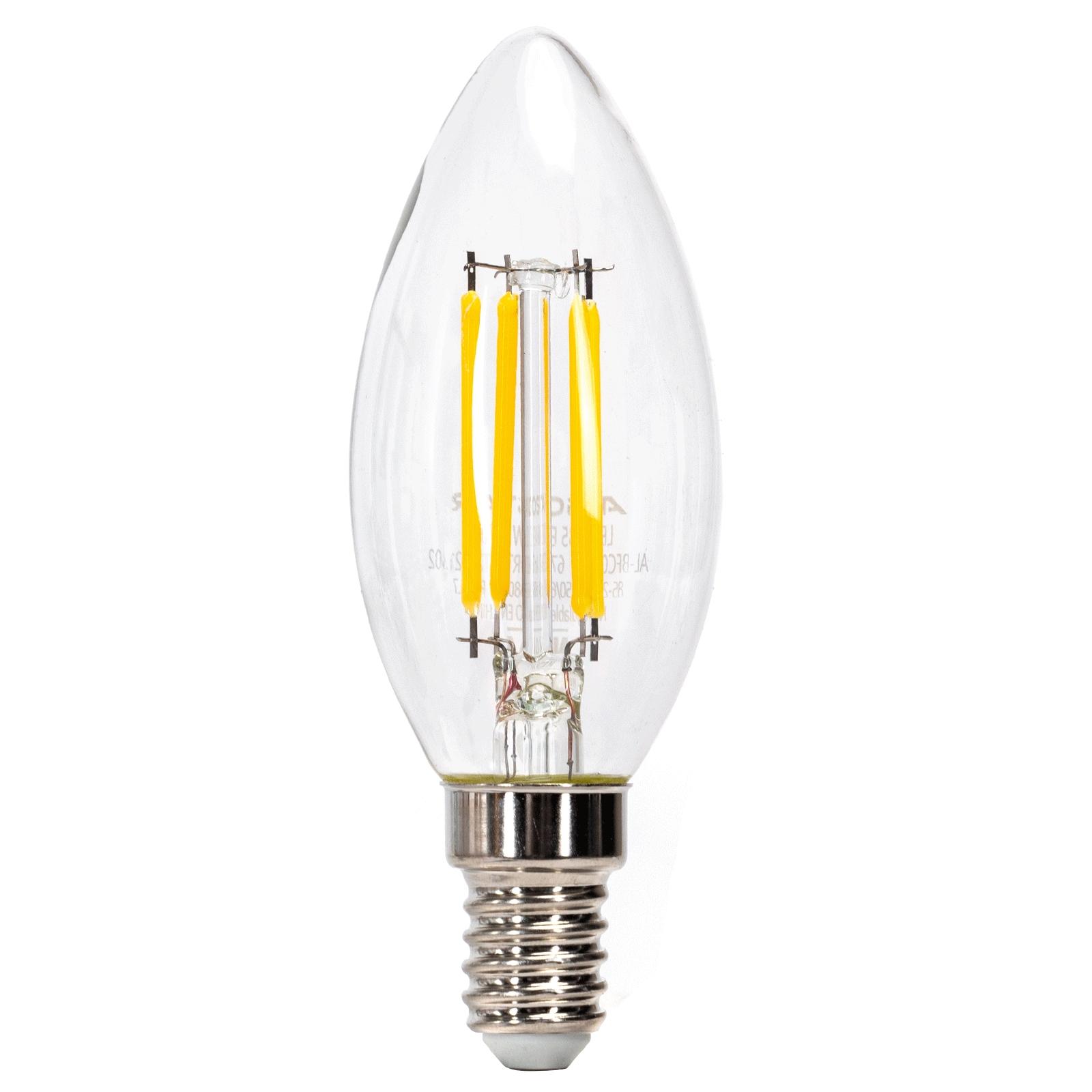 LED Filament Bulb (Clear) C35 E14 8W