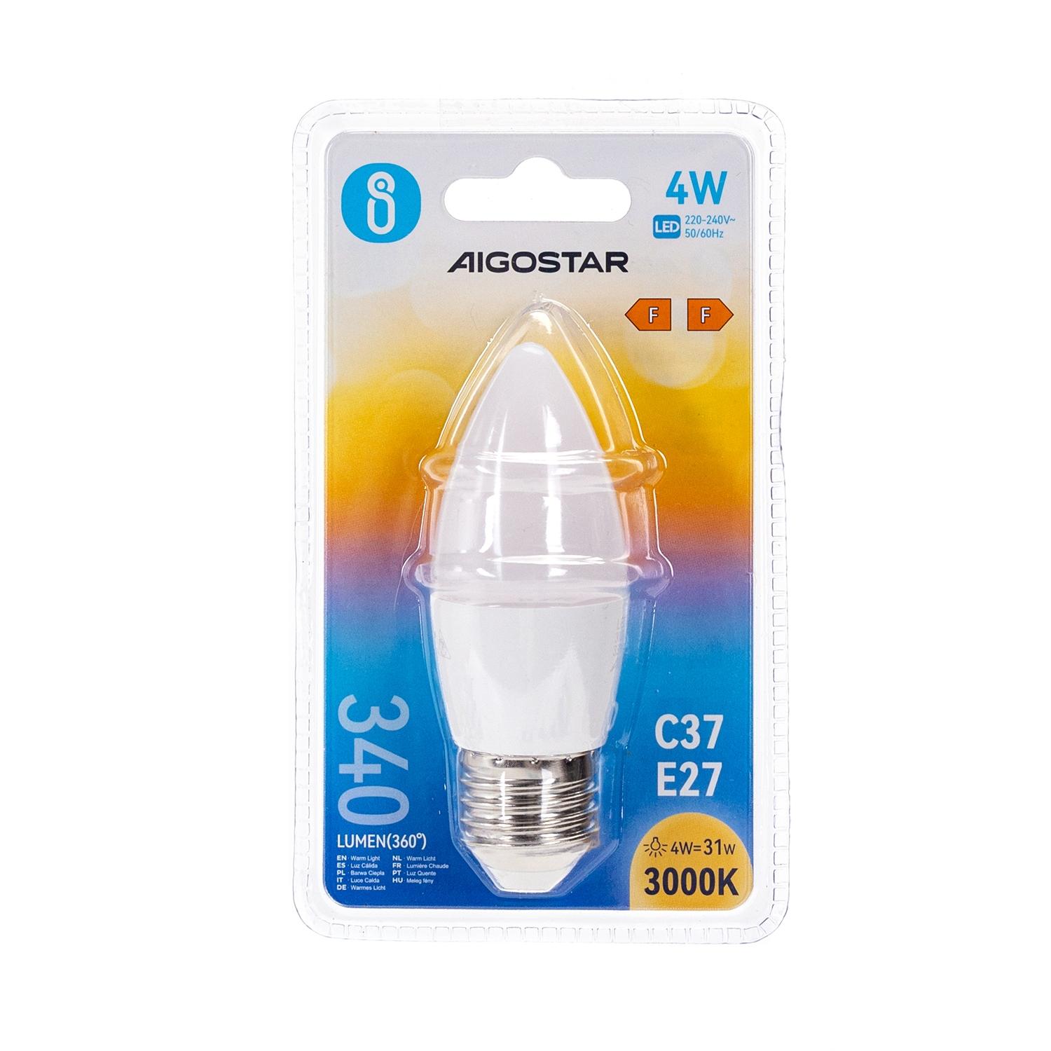 LED C37 E27 4W