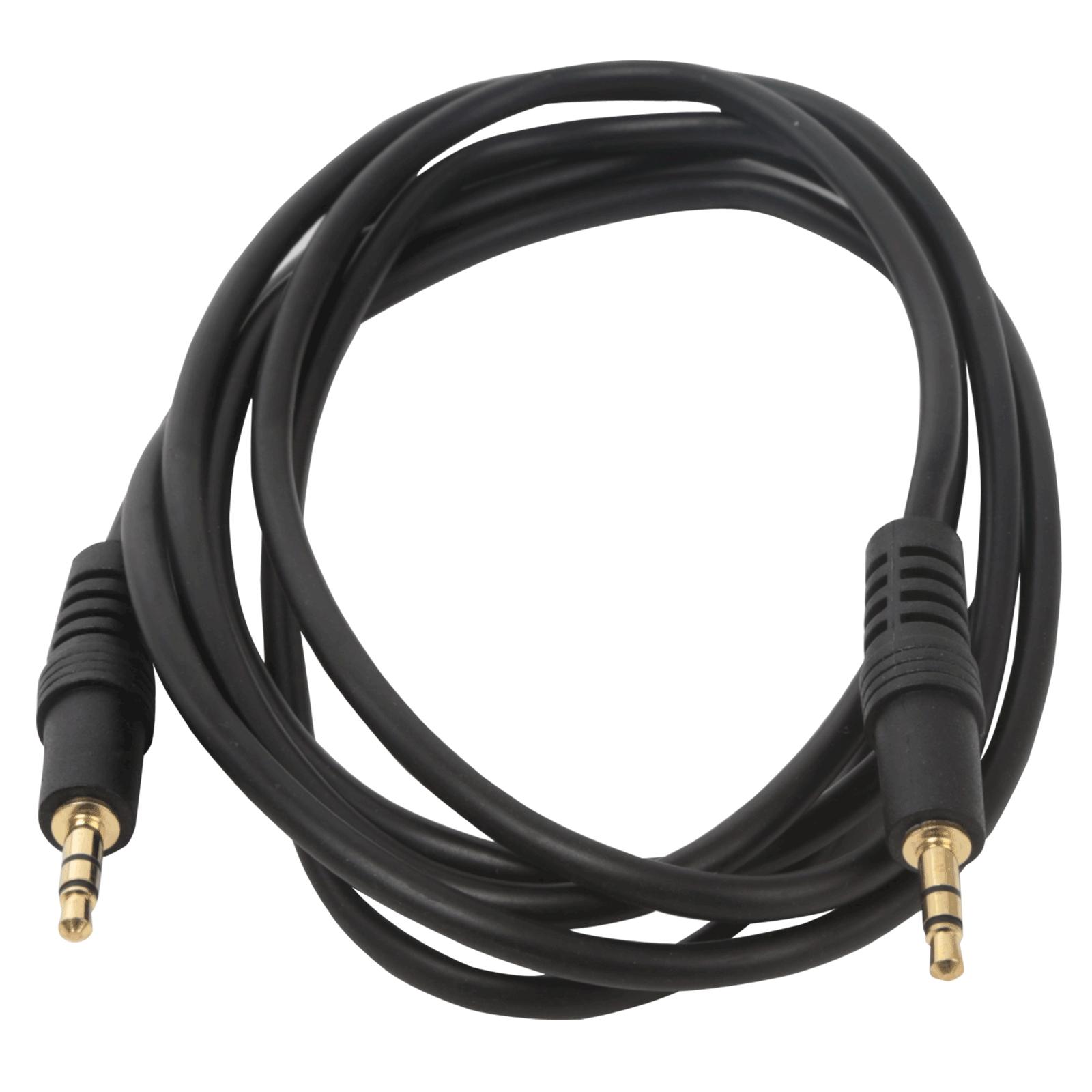 Kabel audio 1,8 m czarny