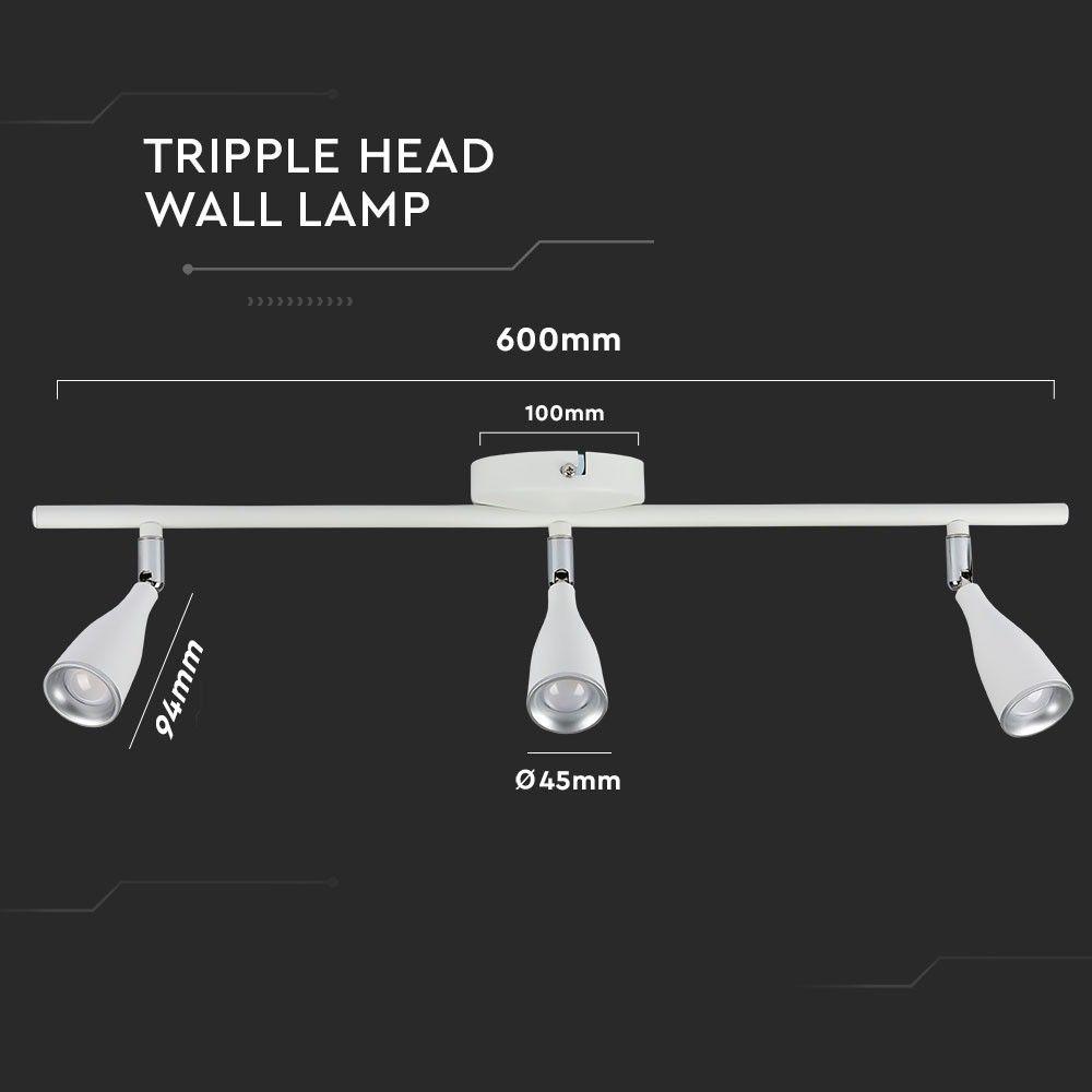 13.5W Lampa sufitowa, Barwa:4000K , Biały, VTAC, SKU 8272