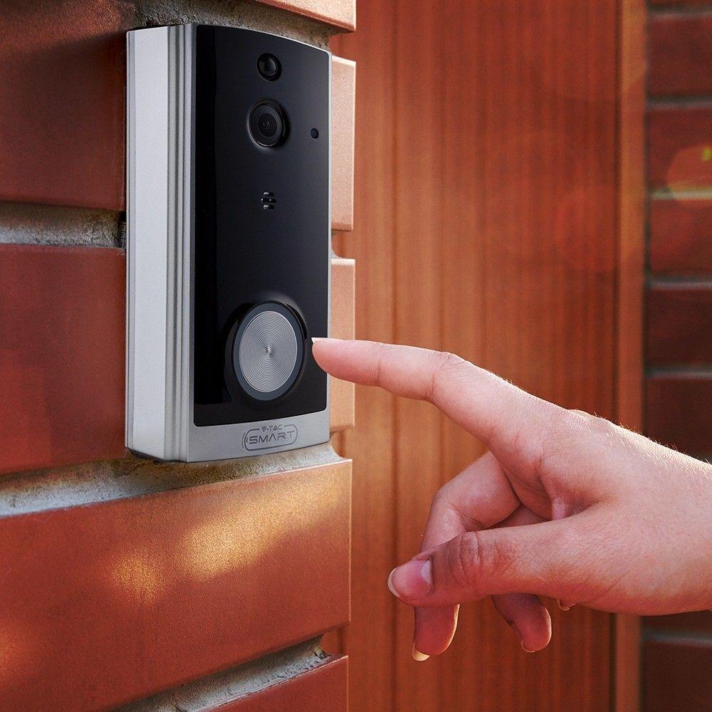 VT-5412 SMART VIDEO DOORBELL-2 WAY AUDIO-BLACK BODY