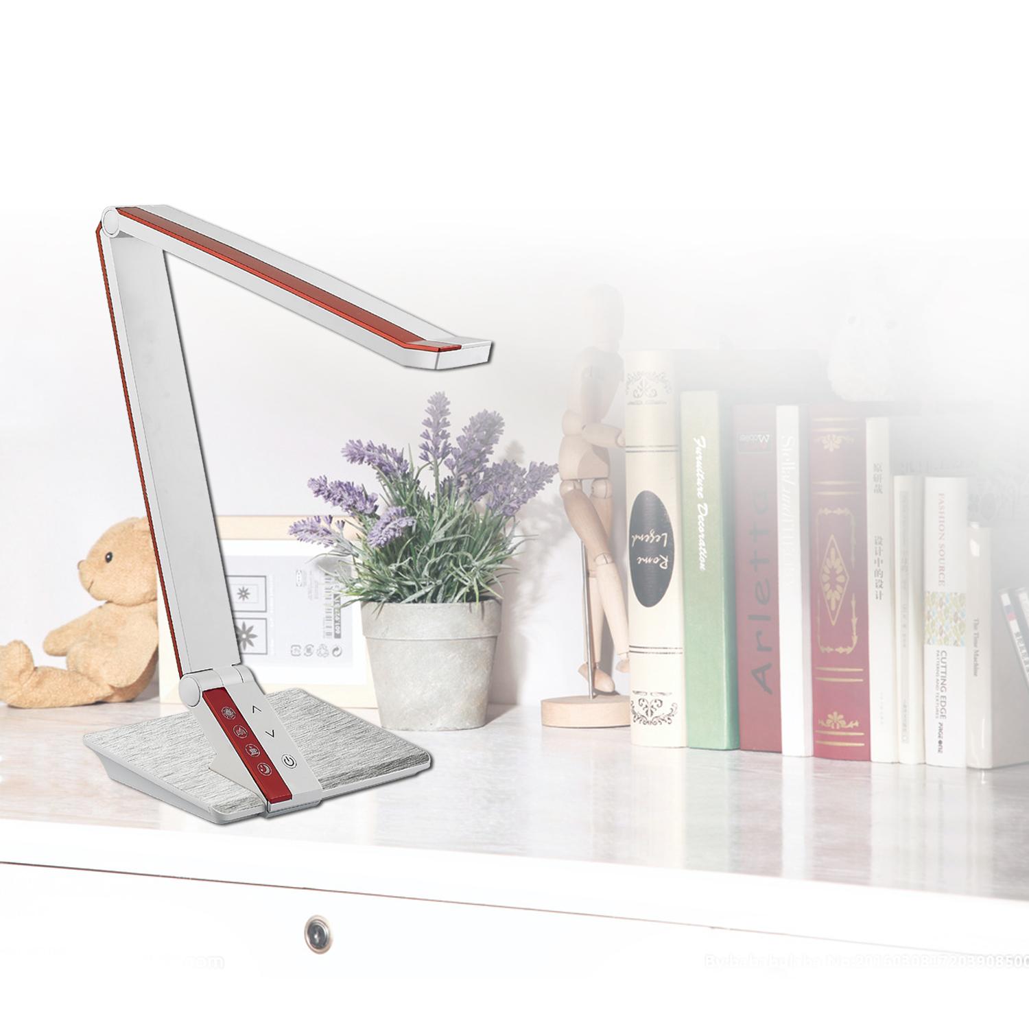 LED Foldable Table Lamp Red 10W 3300-6000K