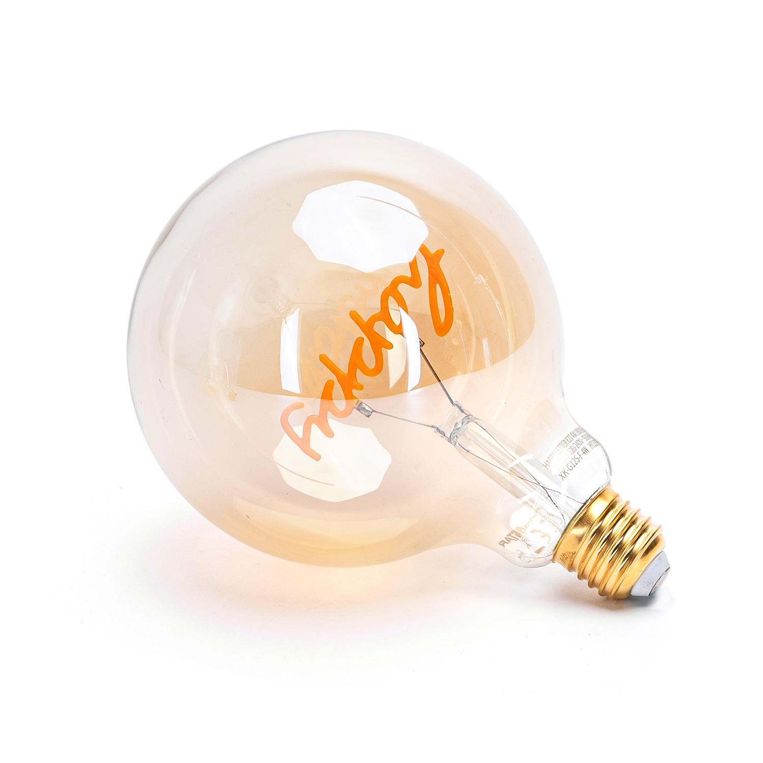 LED Filament Bulb (Happy) E27 4W