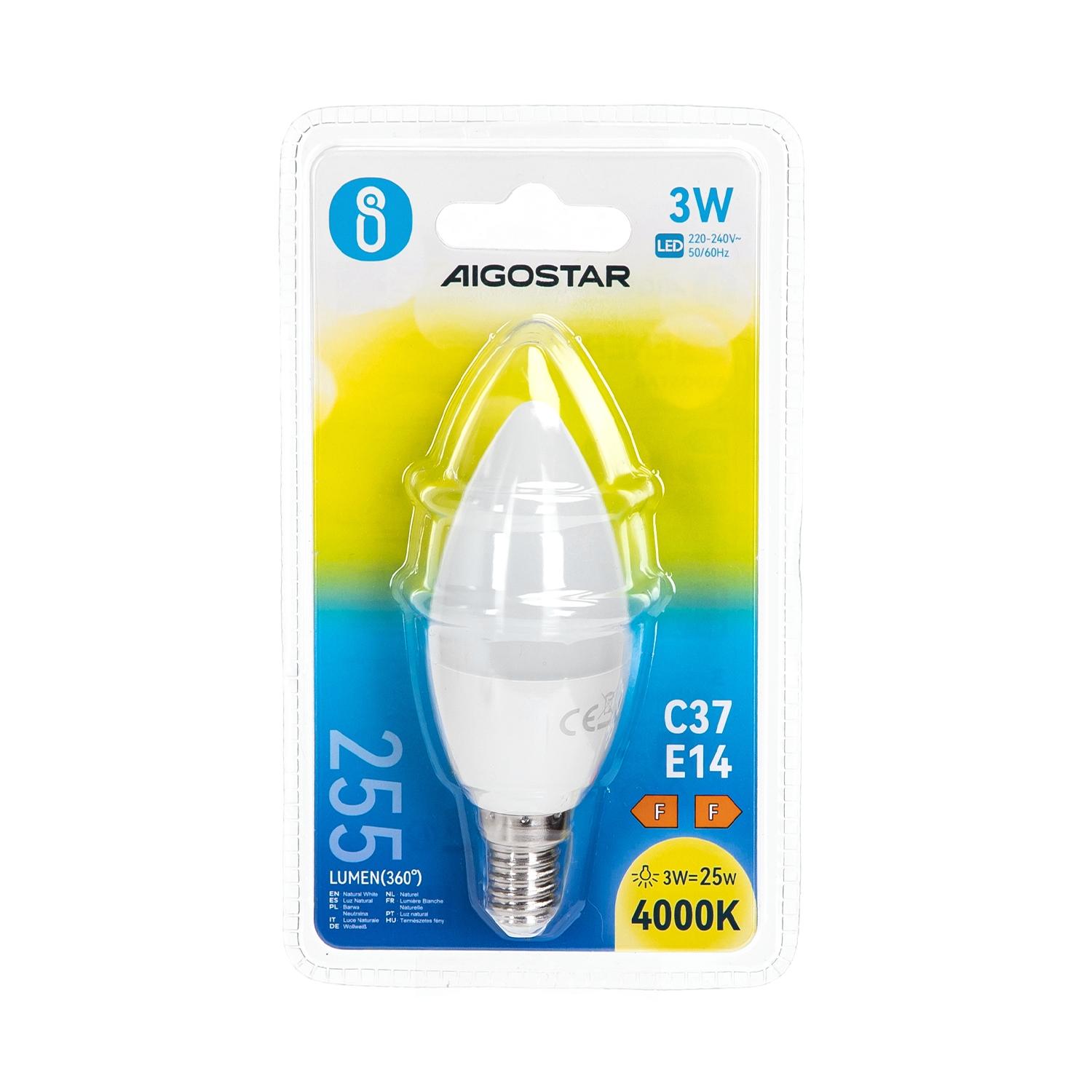 LED C37 E14 3W