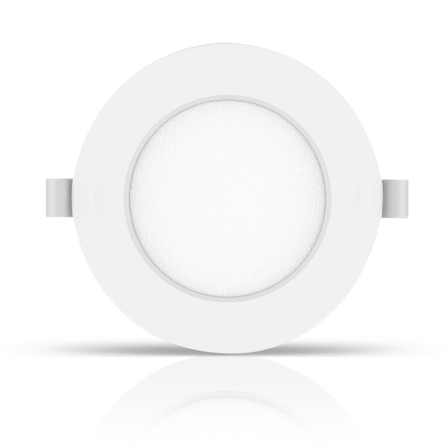 E6 LED  Flush-mounted Round Downlight 4W Yellow Light