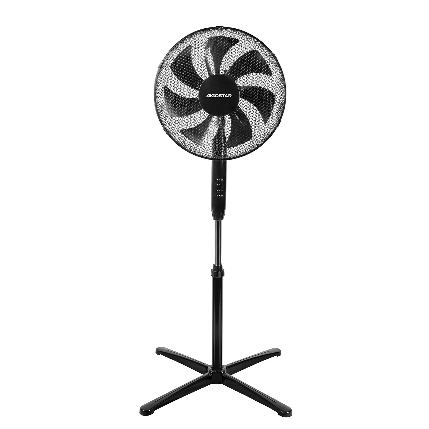 7-blade mechanical stand fan