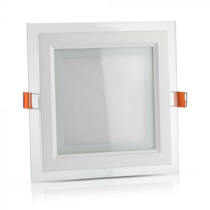 12W Panel LED, Barwa:6400K , Kwadratowa, VTAC, SKU 4741