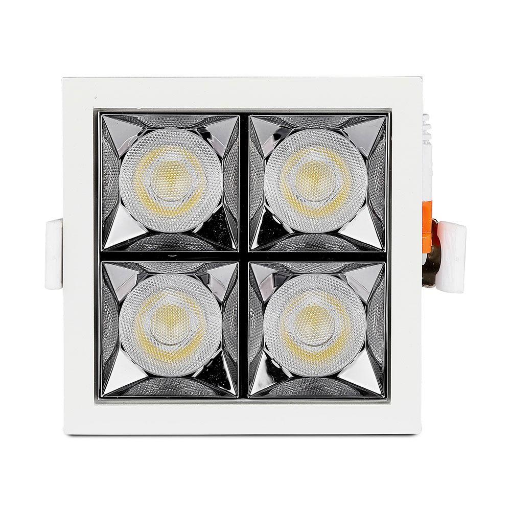 16W Oprawa wpuszczana reflektor LED, Chip SAMSUNG, Barwa:4000K, Kąt 12', VTAC, SKU 977