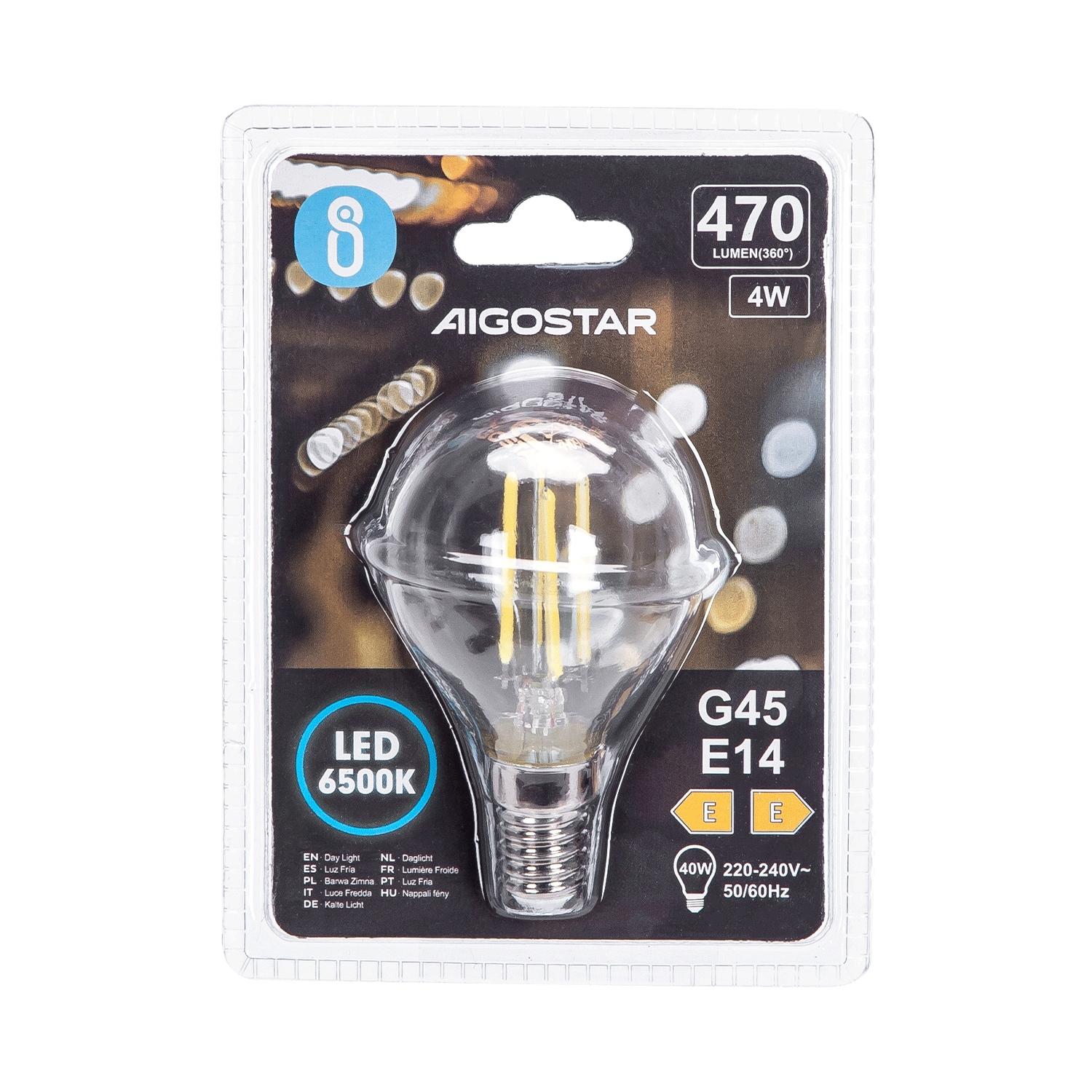 LED filament lamp G45