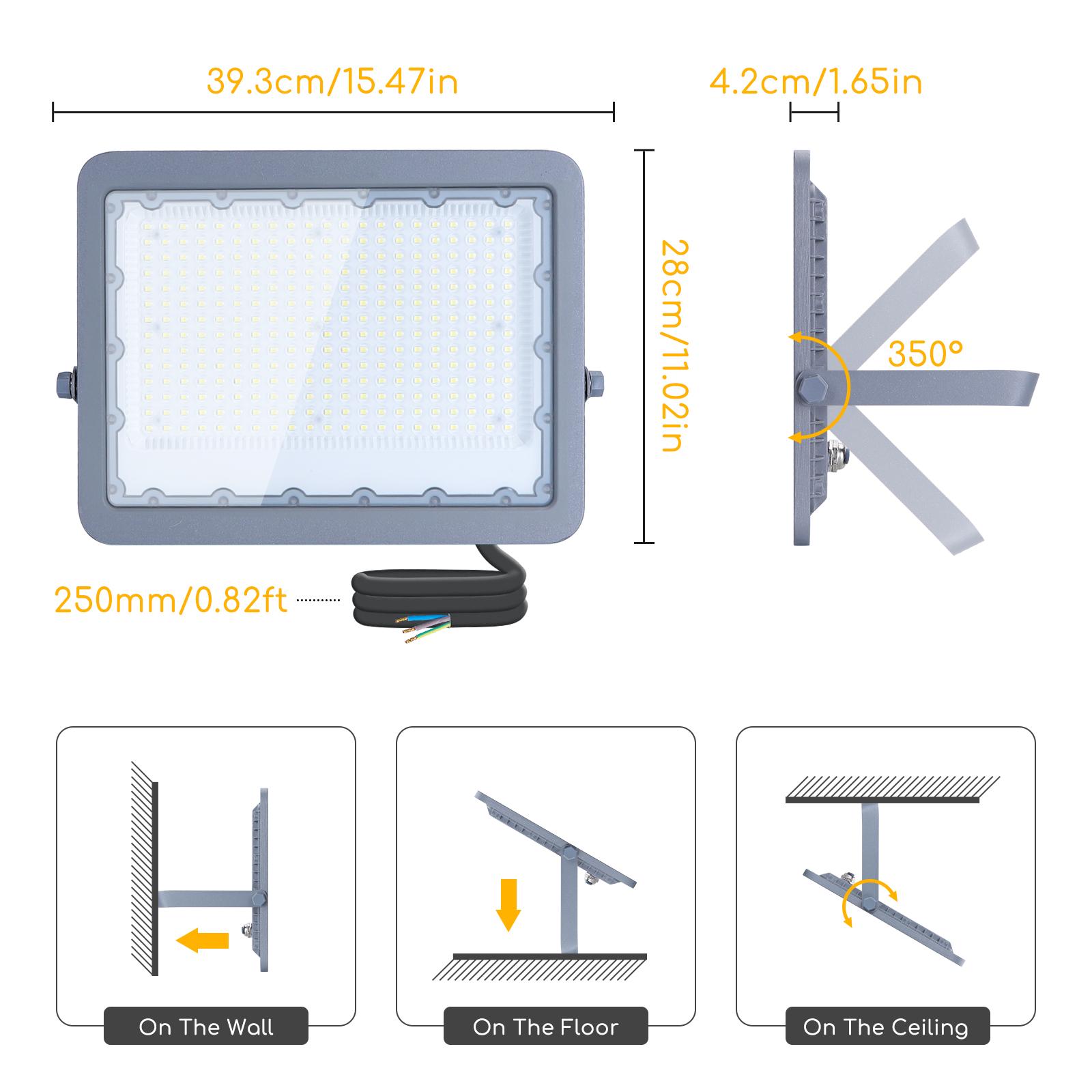 WĄSKI REFLEKTOR LED