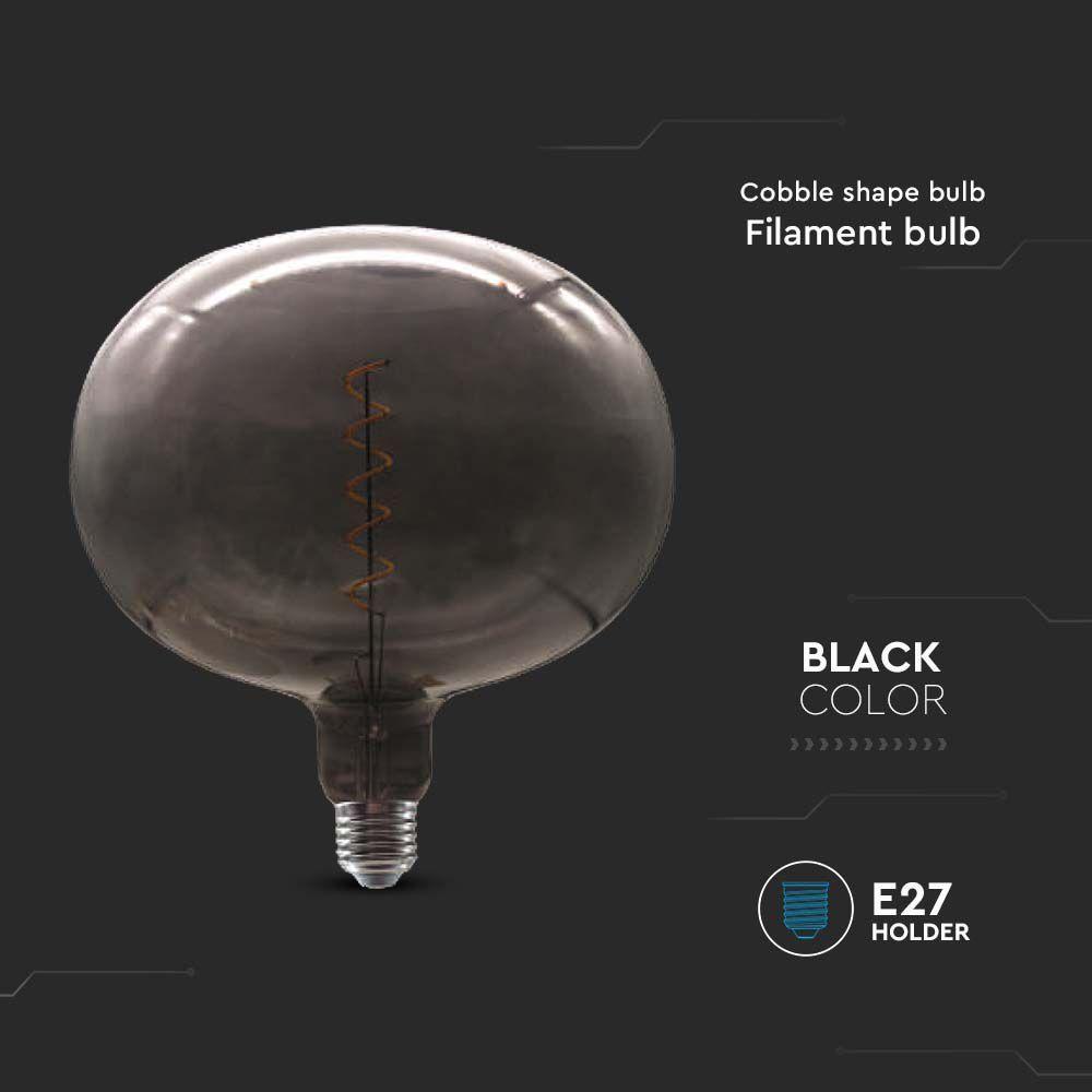 VT-2265 4W FILAMENT COBBLE SHAPE BIG BULB BLACK 300Â° 220-240V