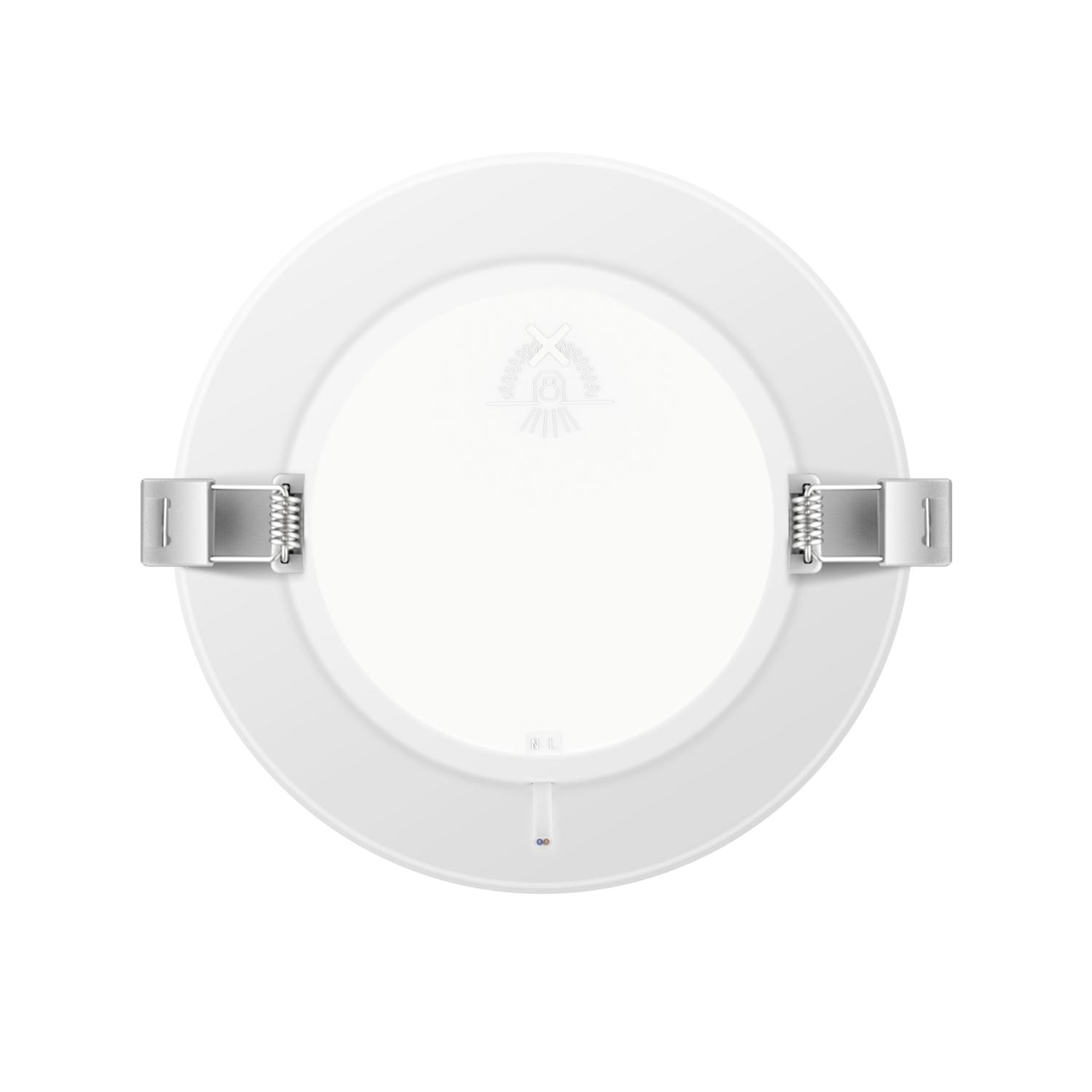 E6 LED  Flush-mounted Round Downlight 6W White Light