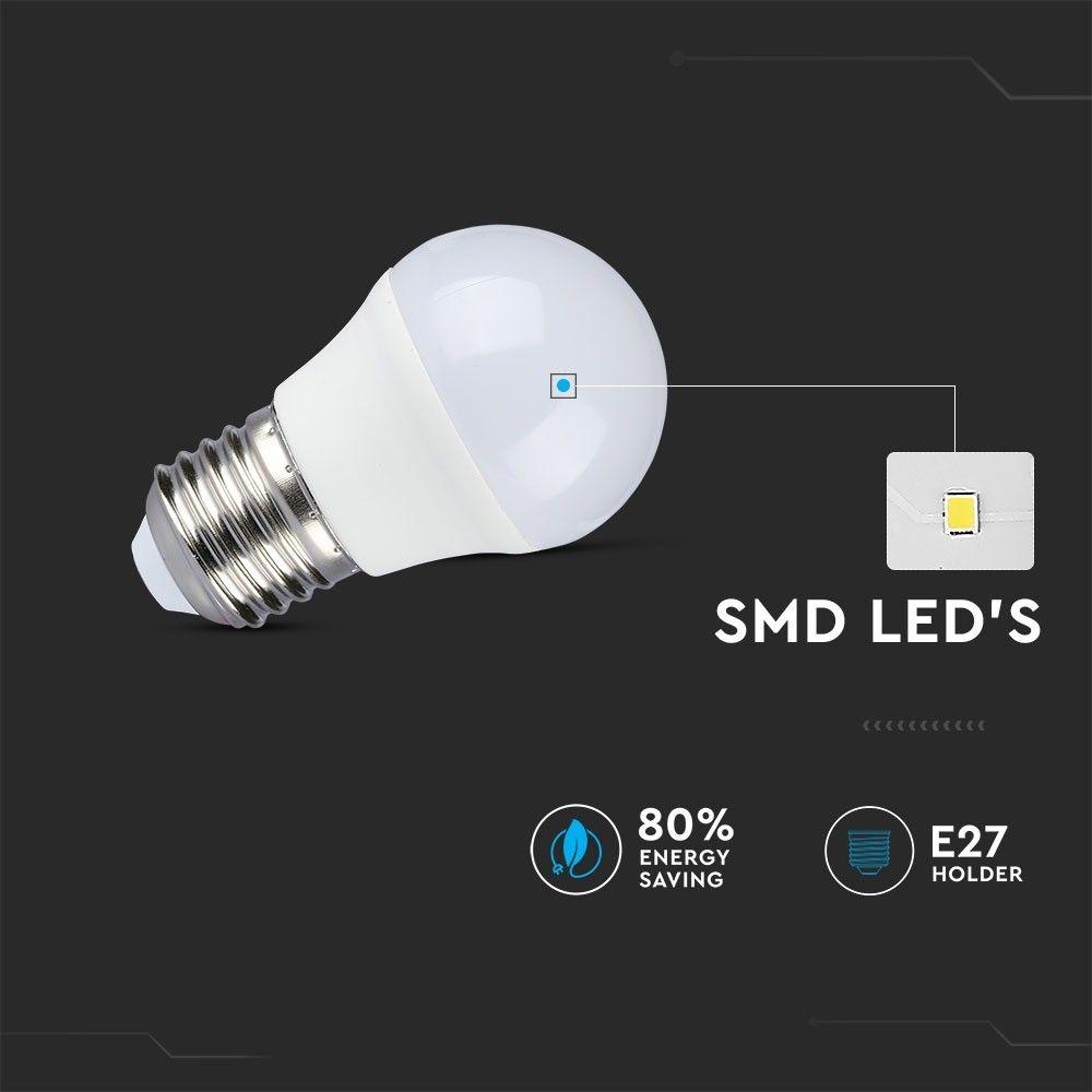 VT-2224 3.5W G45 LED BULB (RF CONTROL - DIMMABLE) RGB+6400K DIMMABLE E27