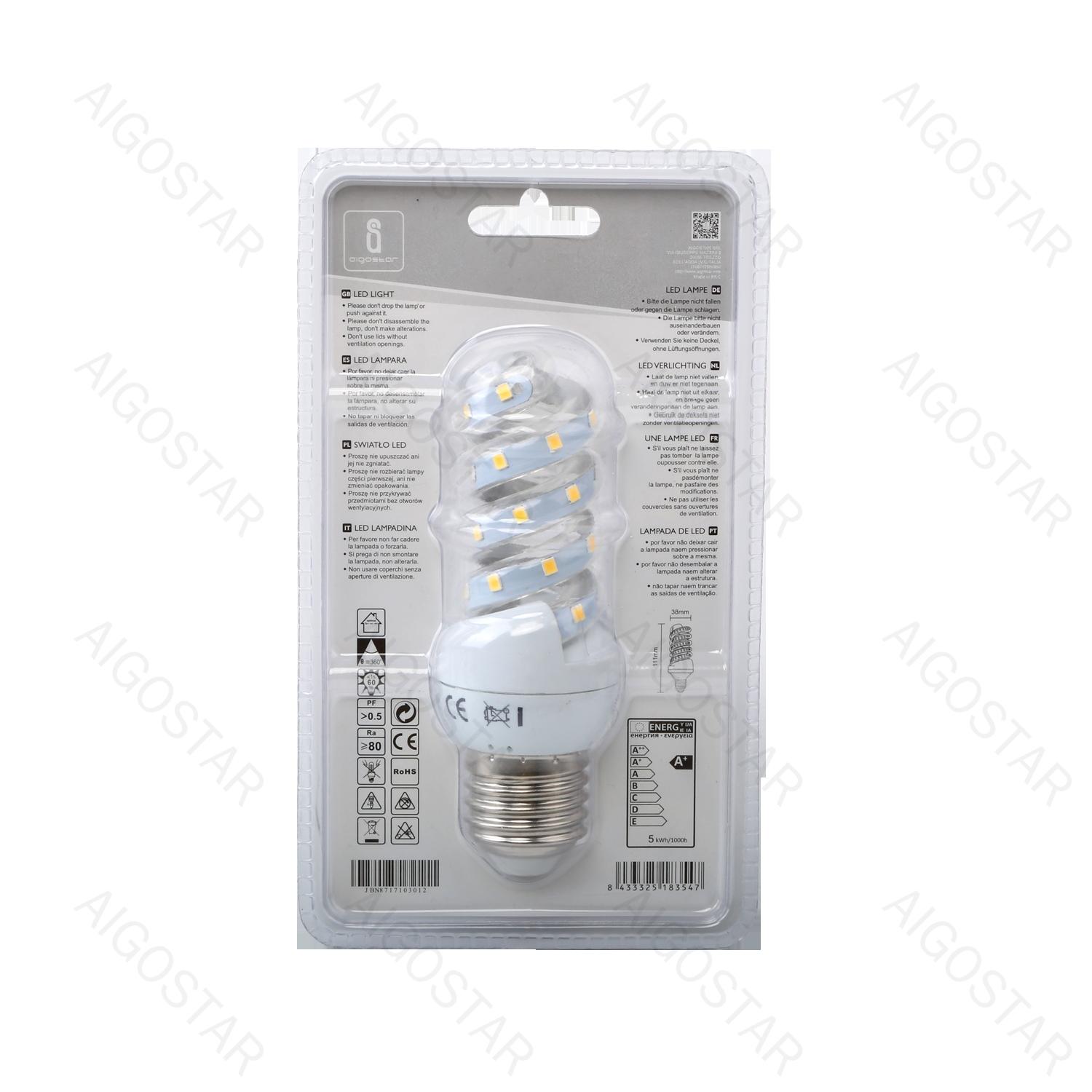 LED Spiral E27 5W