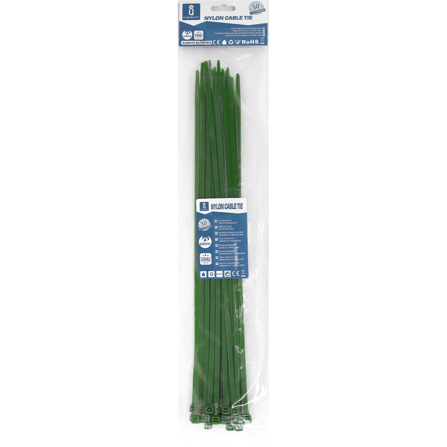 Nylon Cable Ties W4.8*L350mm Green