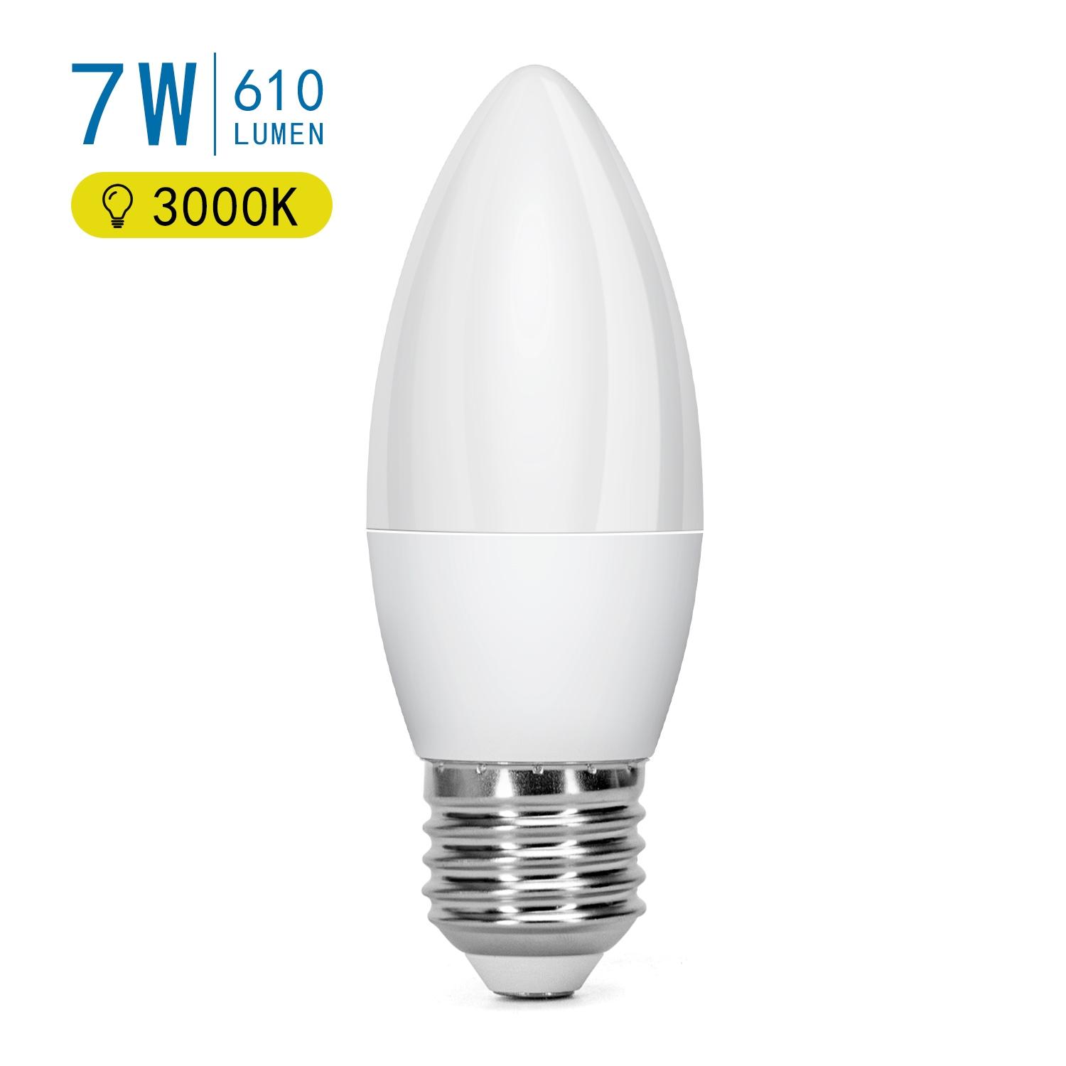 LED E27 7W C37