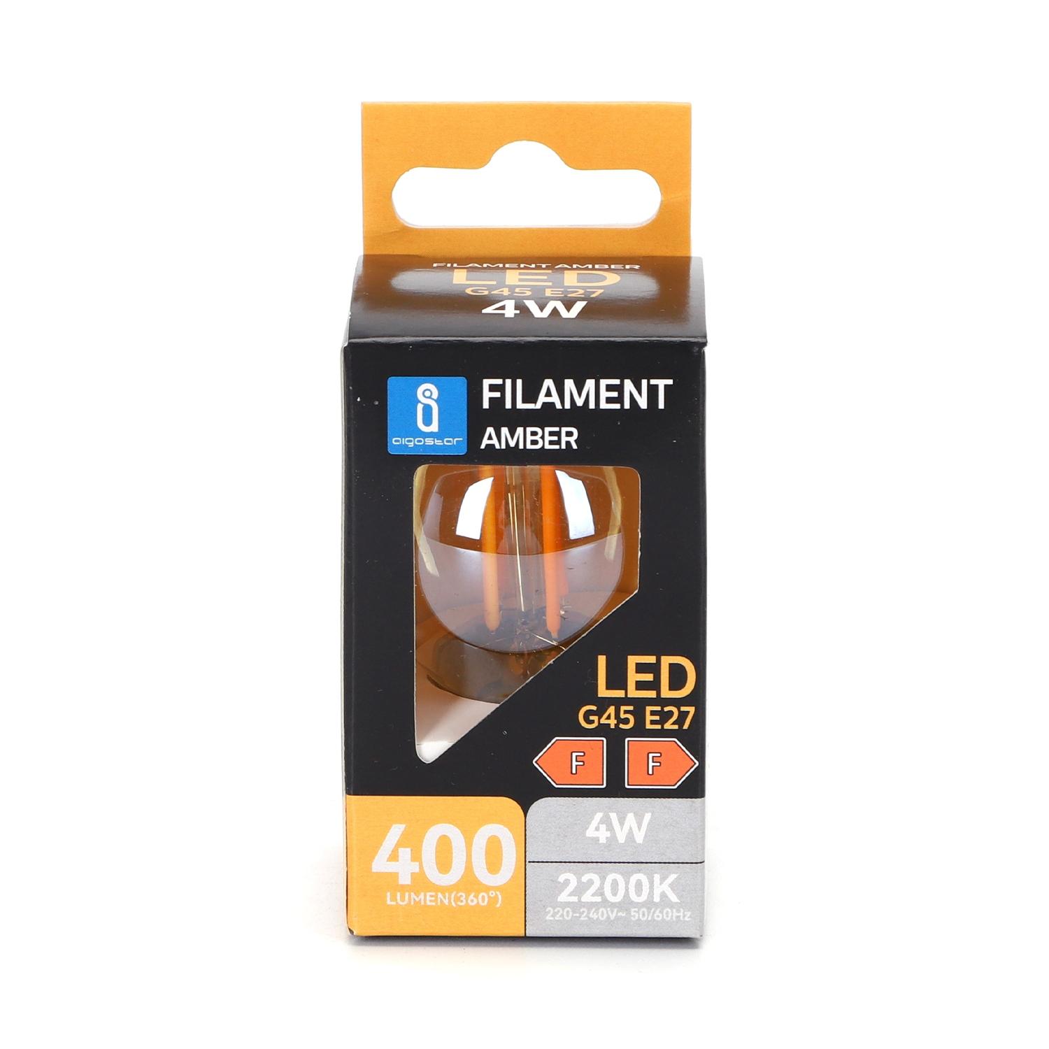 LED E27 G45 4W Warm Light