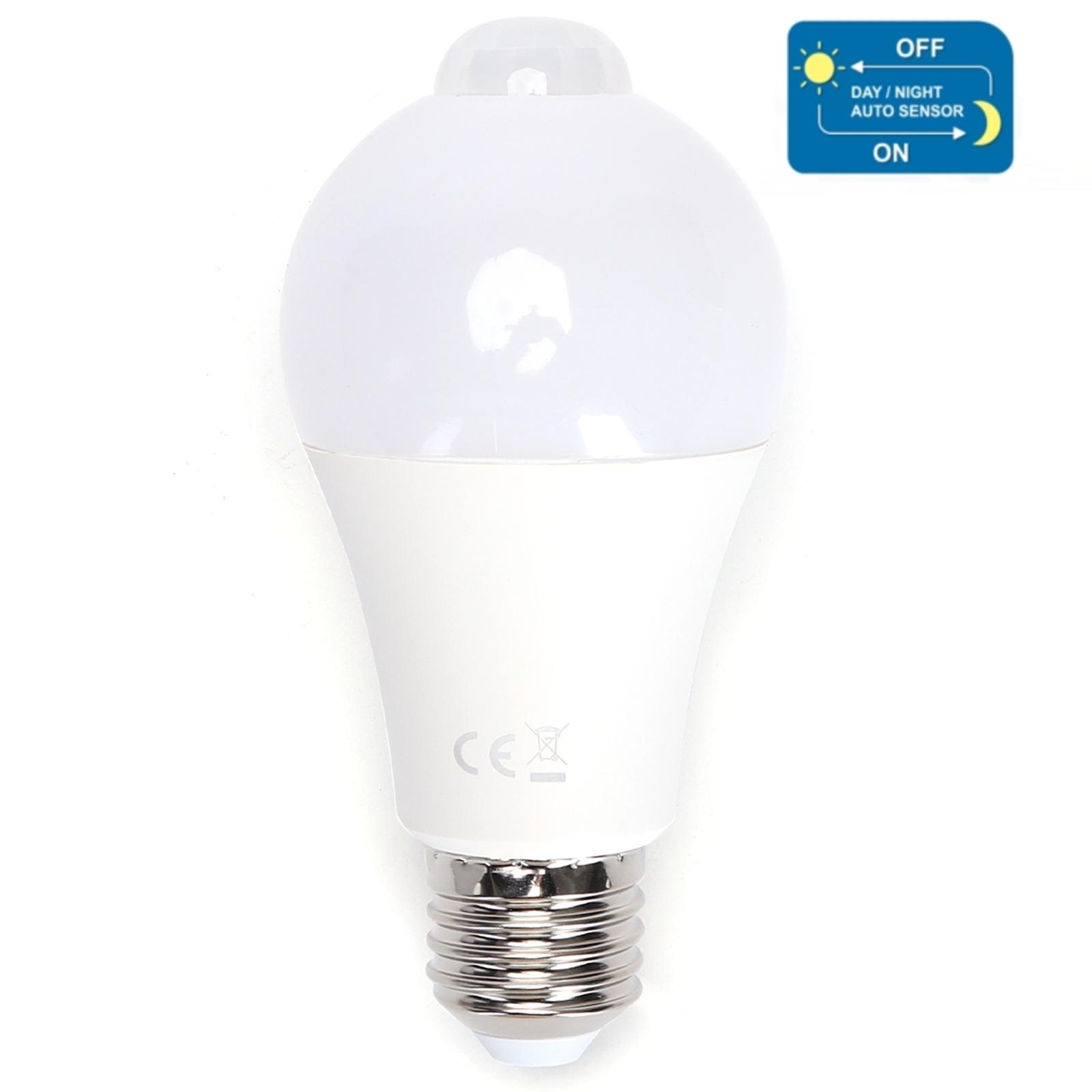 LED A60 E27 6W z czujnikiem podczerwieni(6W,E27,3000K)