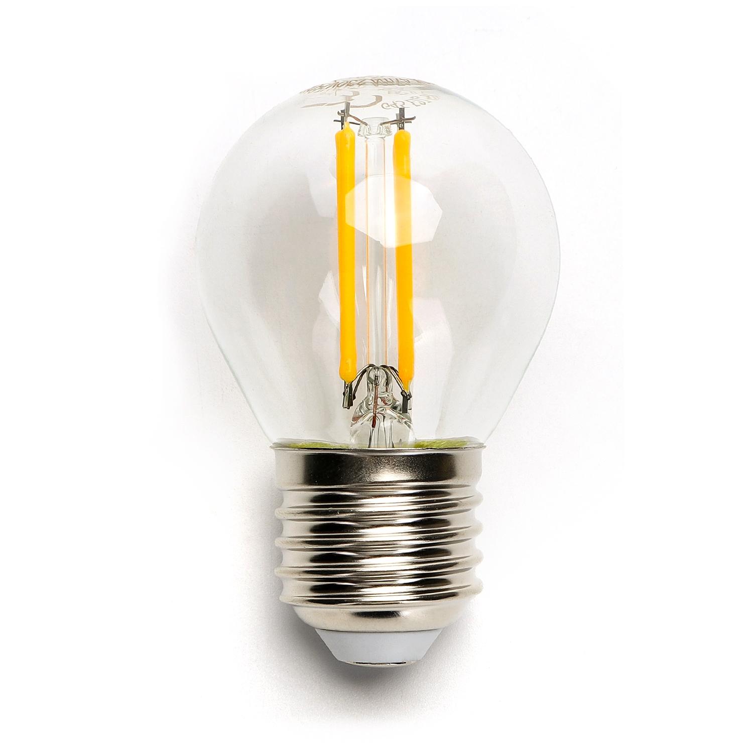 LED Filament Bulb (Clear) G45 E27 6W