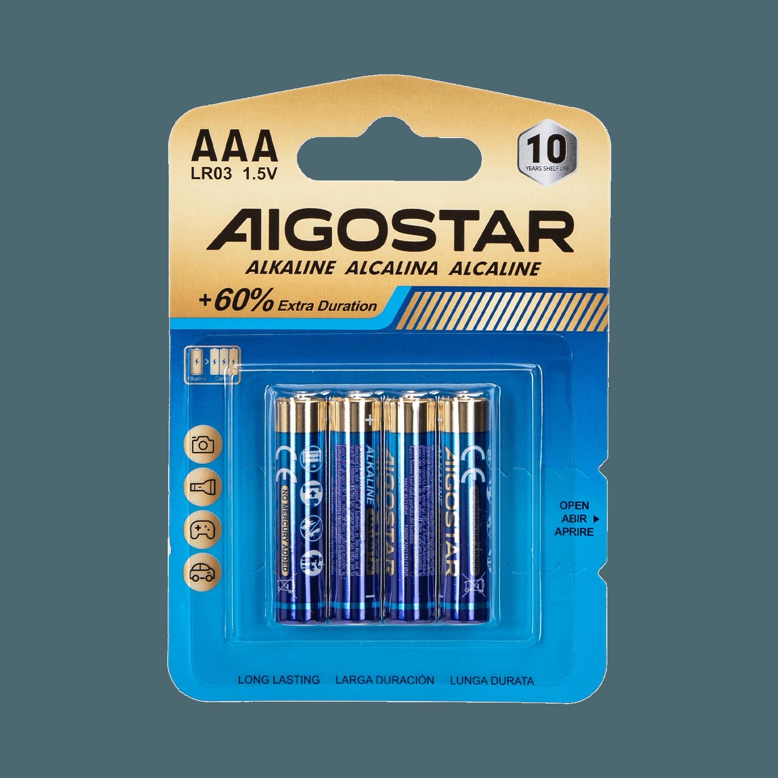 Alkaline battery LR03 AAA-4B 1.5V 4PCS