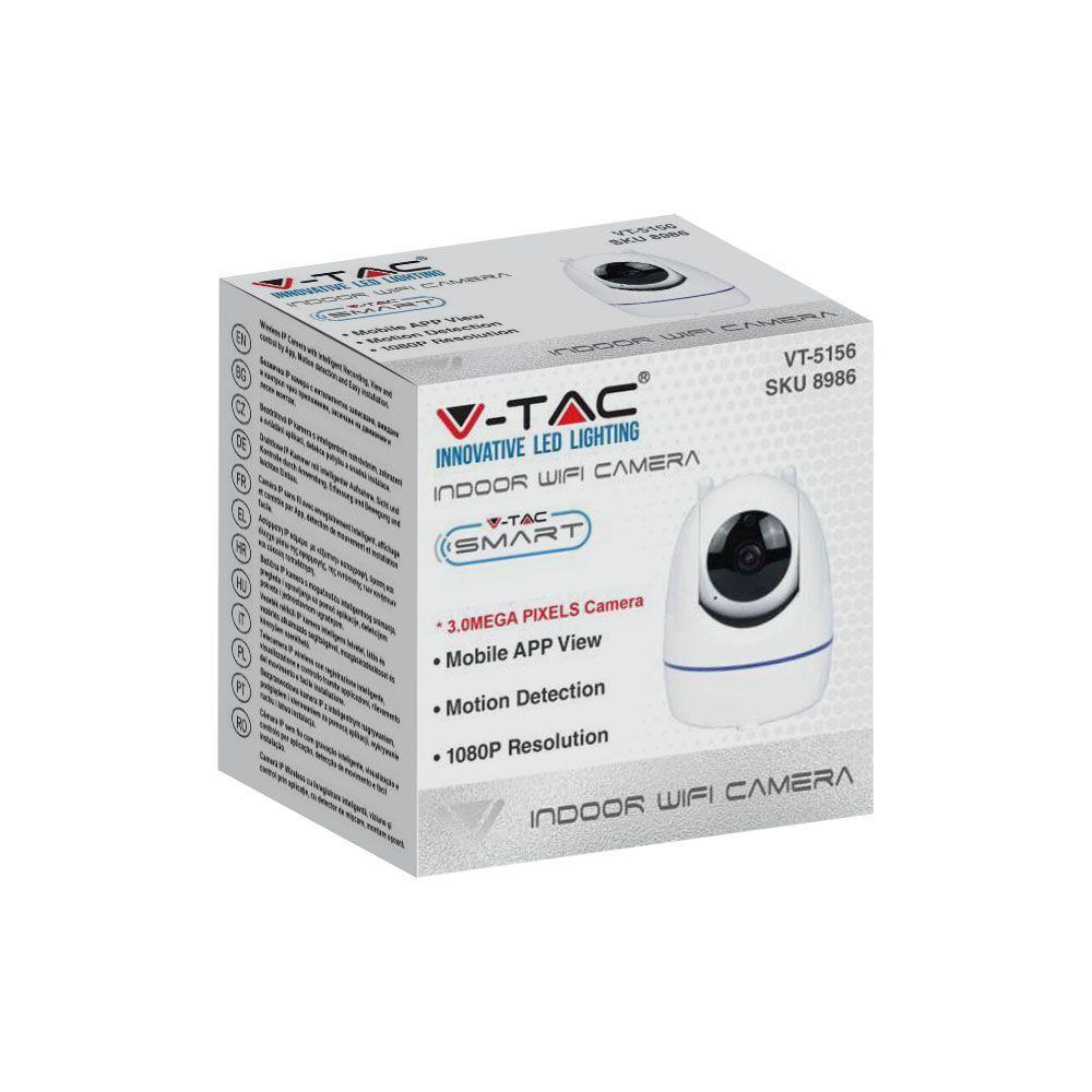 VT-5156 IP INDOOR WIFI CAMERA-3MP-IP20-DOME