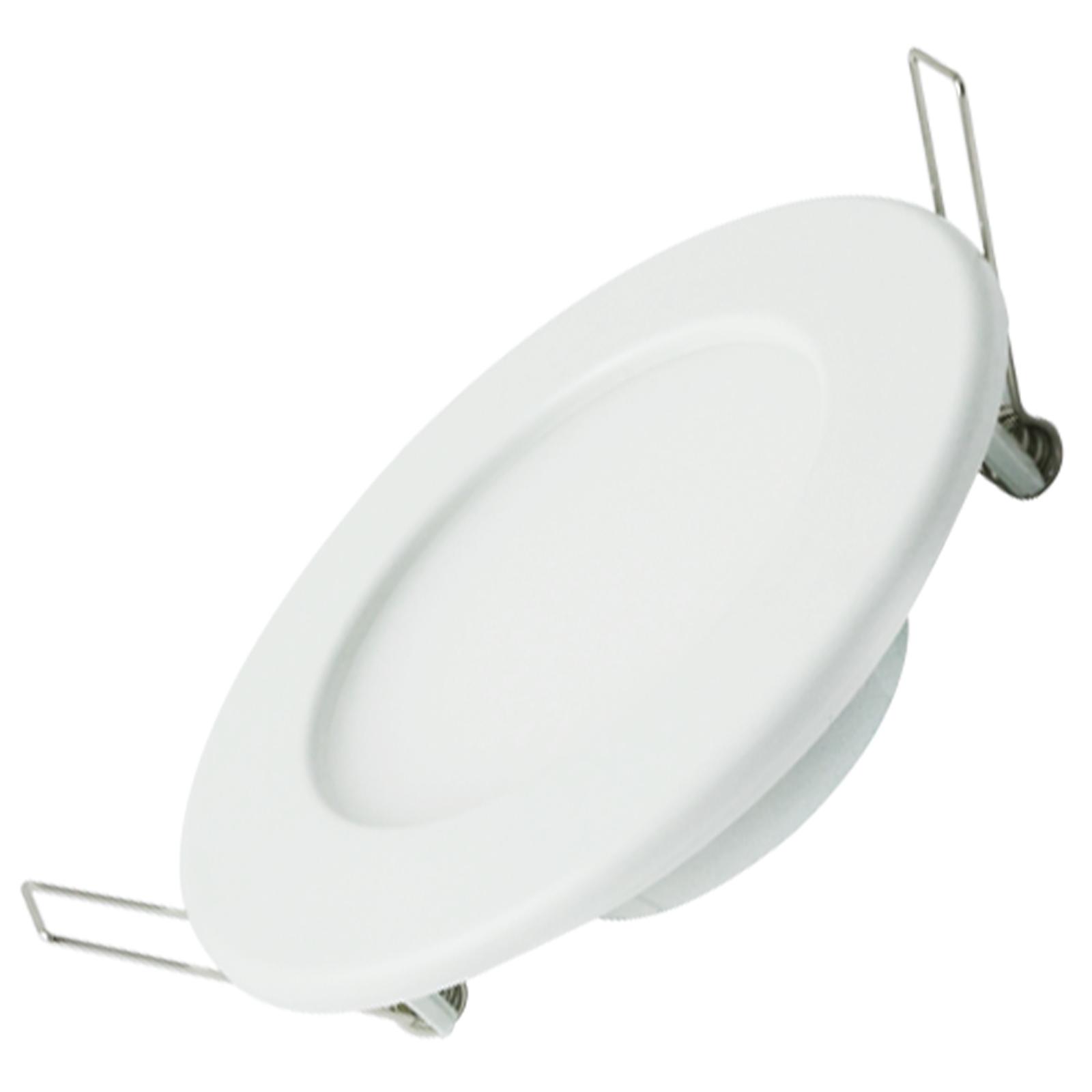 Podtynkowy okrągły downlight LED E6 9W Światło naturalne(9W,4000K,Barwa Neutralna,850lm)