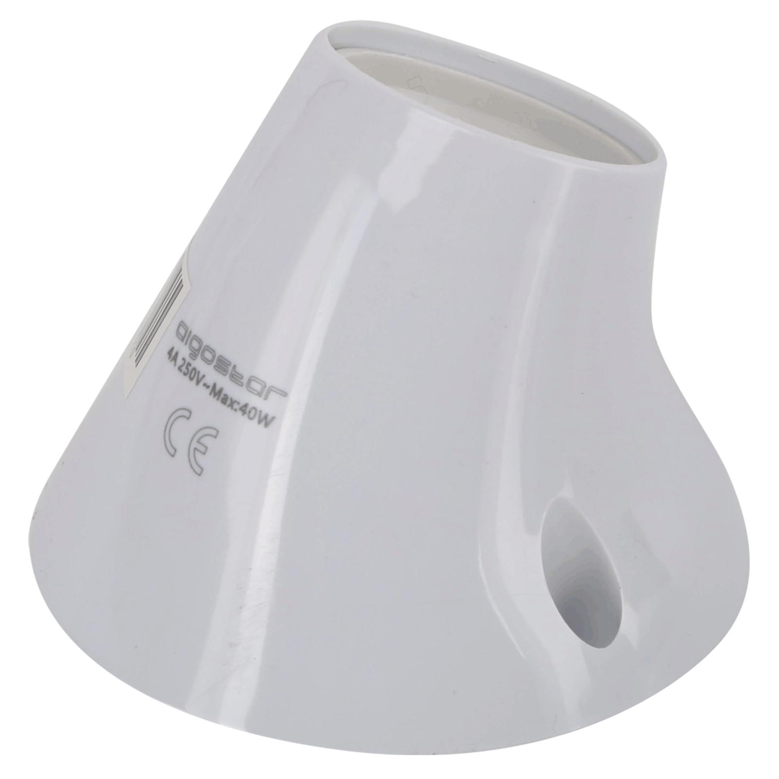 E27 Plastic Lamp Holder White