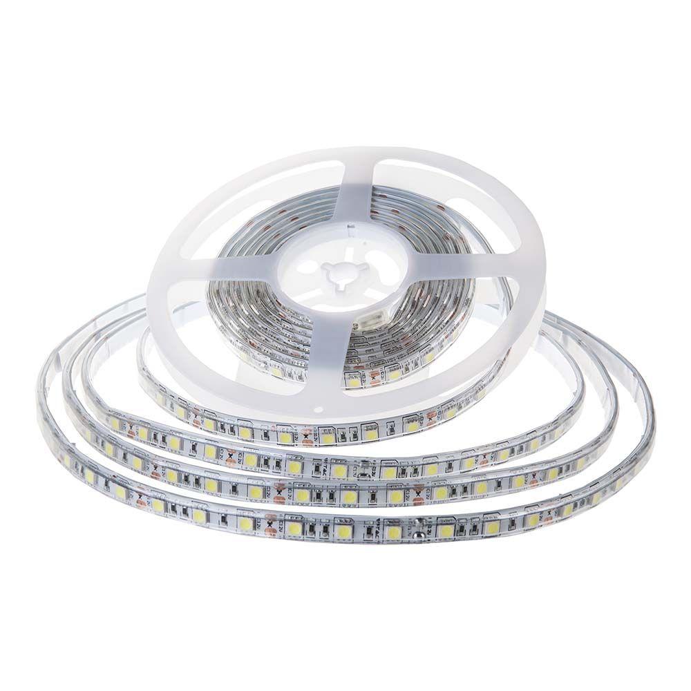 7.5W Taśma LED, Barwa:3000K, IP65, Zasilanie: 24V, Wzmocniony podkład PCB, Rolka:10m, VTAC, SKU 212625