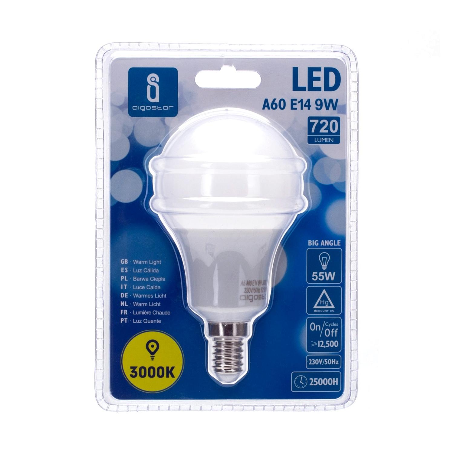 LED E14 9W A60 ( general bulb )