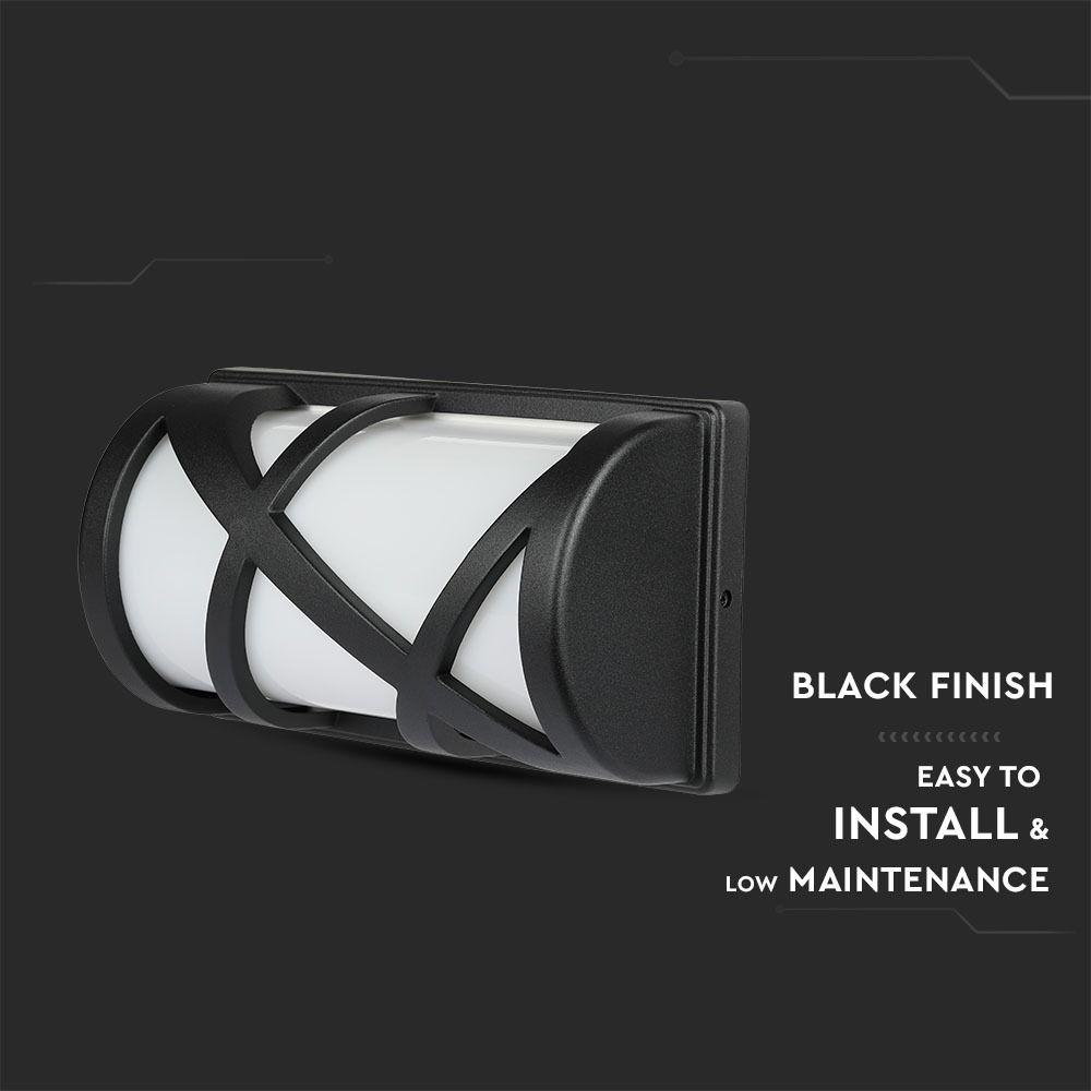 VT-745 E27 WALL LAMP-MATT BLACK E27