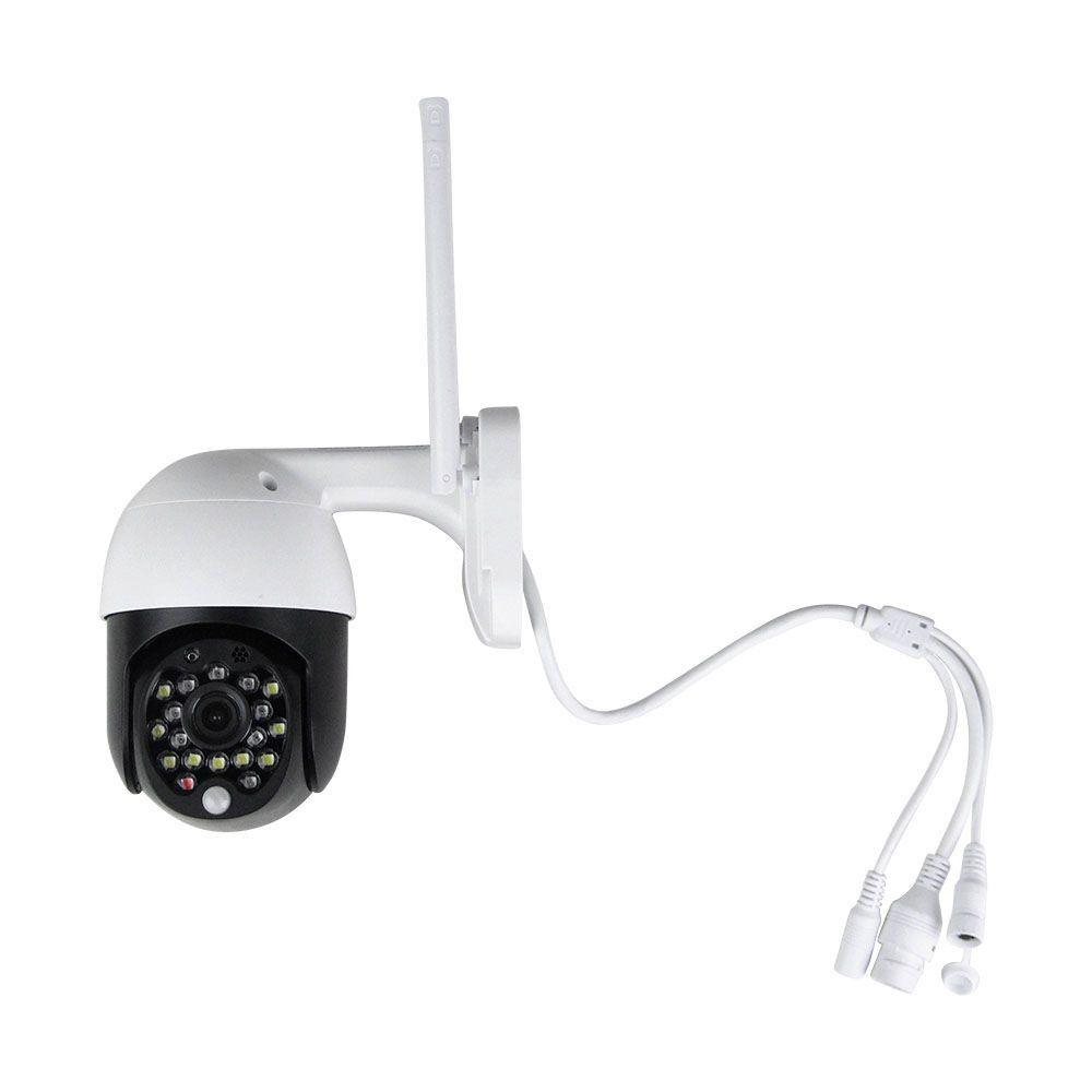 VT-5159 IP OUTDOOR WIFI CAMERA WITH RED & BLUE LIGHT-3MP-IP65-DOME