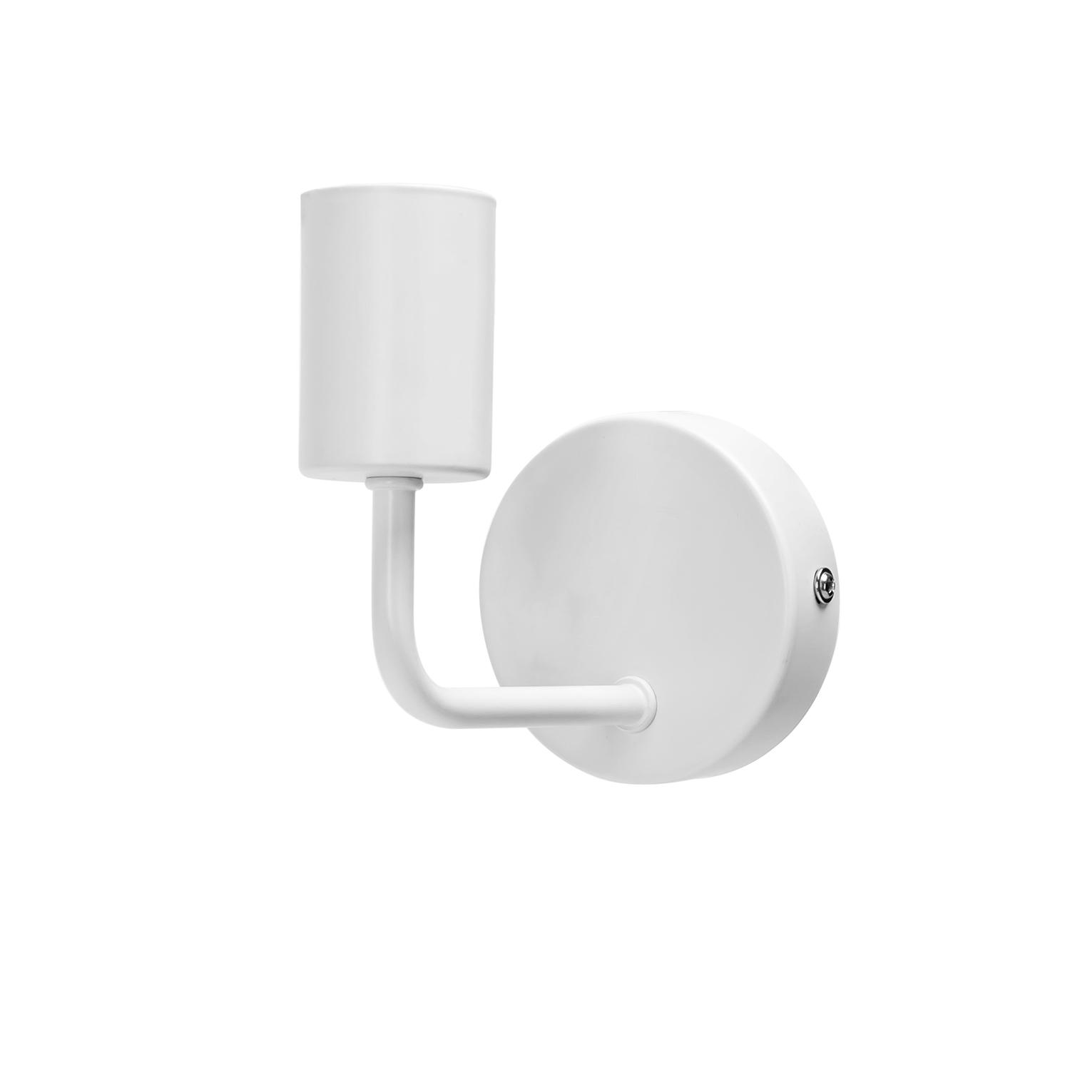 Metal wall light white (without light source) E27