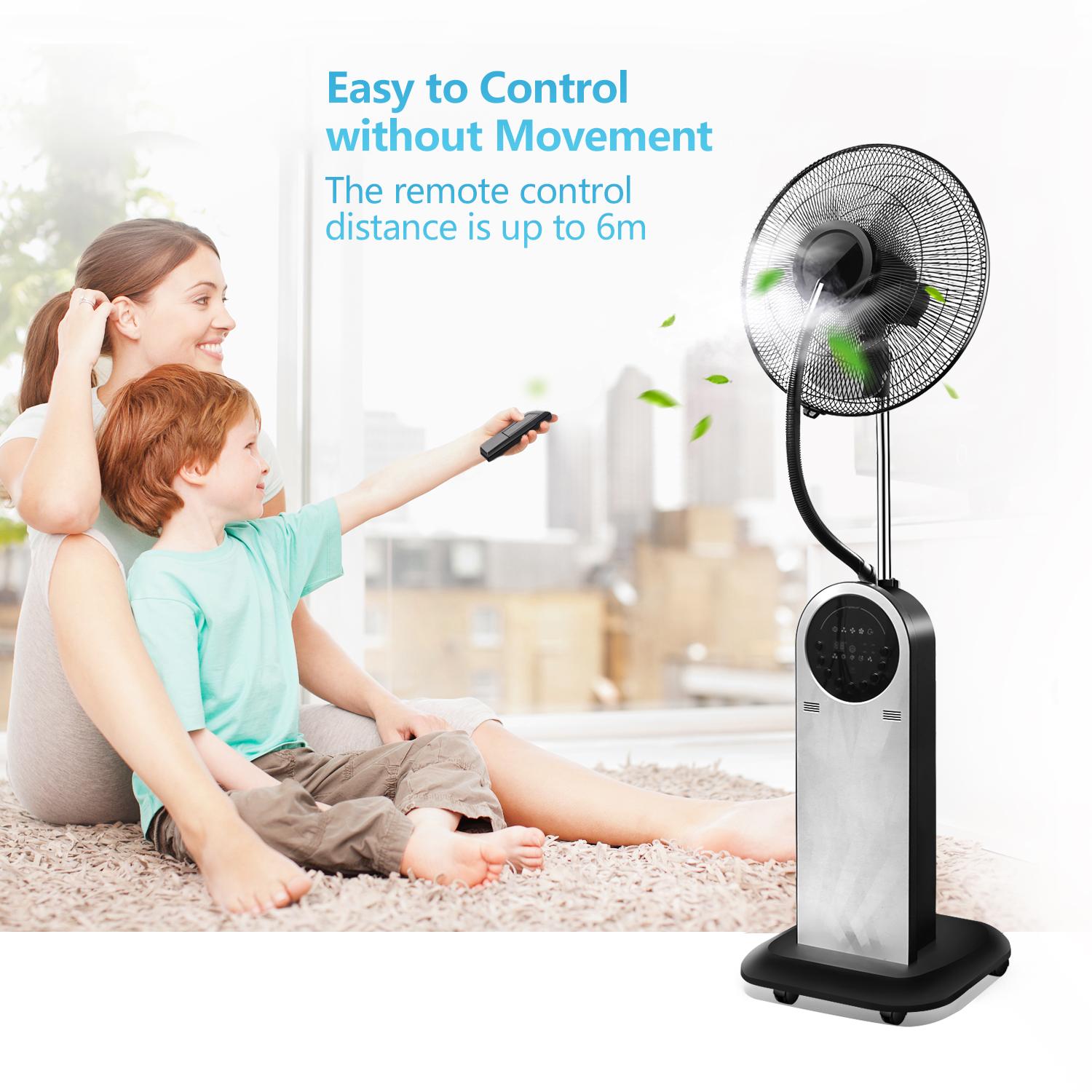 1.8L 16-in electronic mist fan (Remote control)